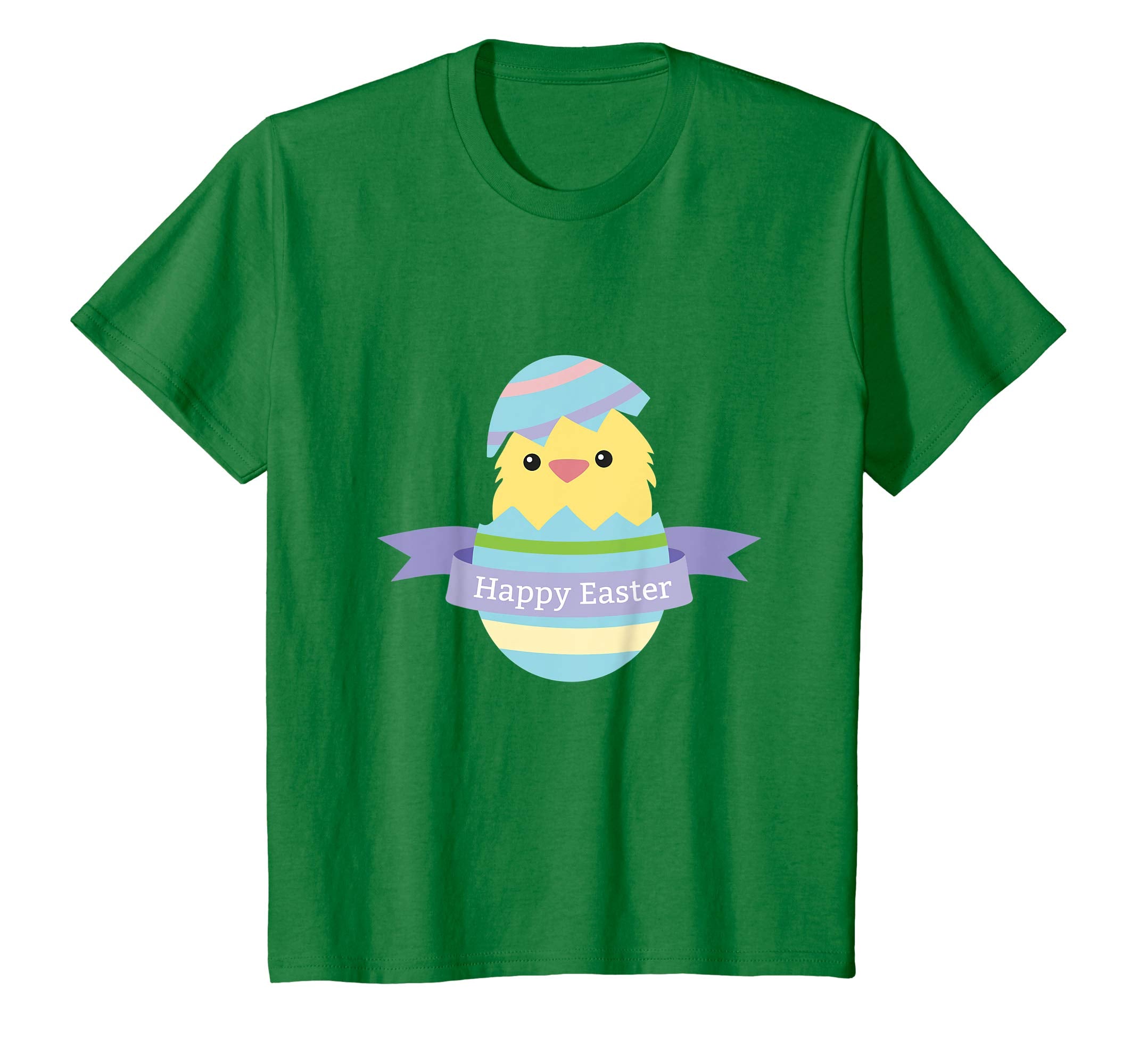 Kids Happy Easter Hatching Chick Egg T-Shirt