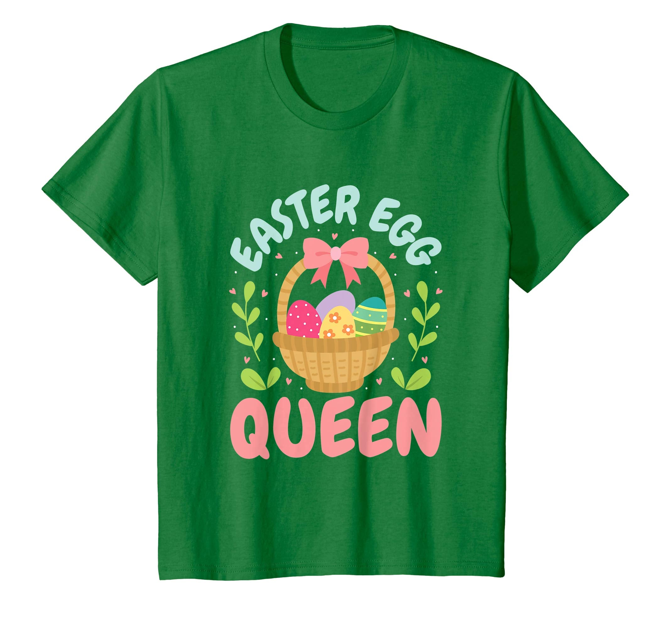 Kids Easter Egg Hunt Shirt Girl Basket Queen