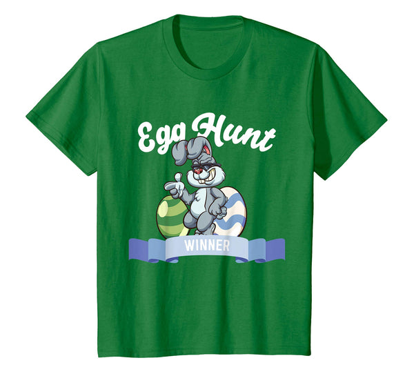 Kids Egg Hunt Winner Cool Cartoon Easter Bunny T-Shirt