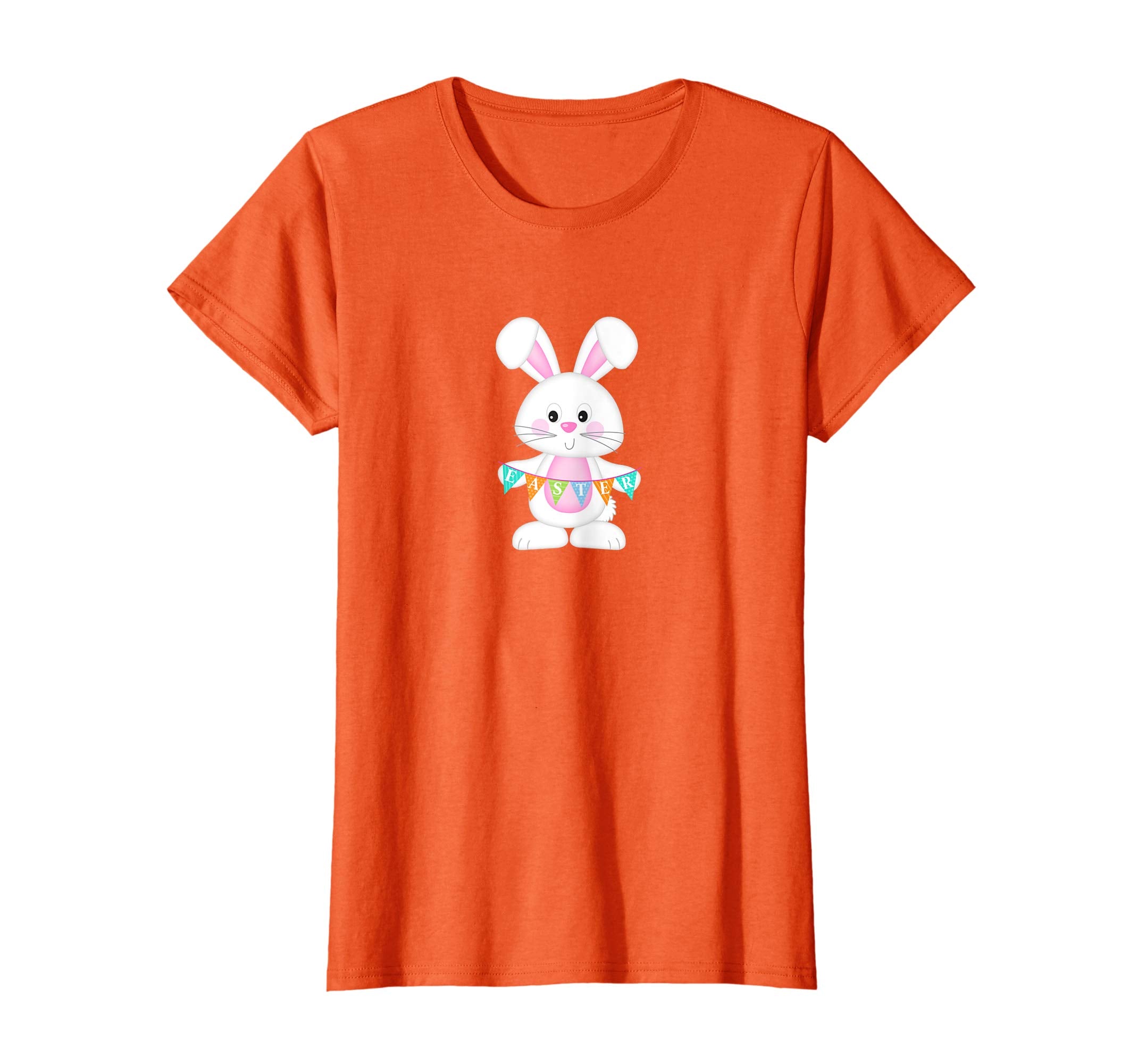 Cute Easter T-Shirt with Bunny and Easter Banner