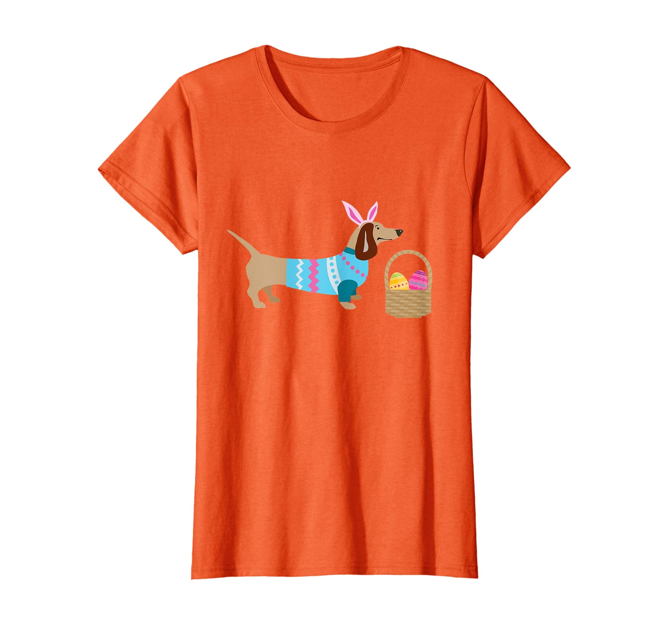 Weiner Daschund Easter T-shirt Doxie in Dog Dress