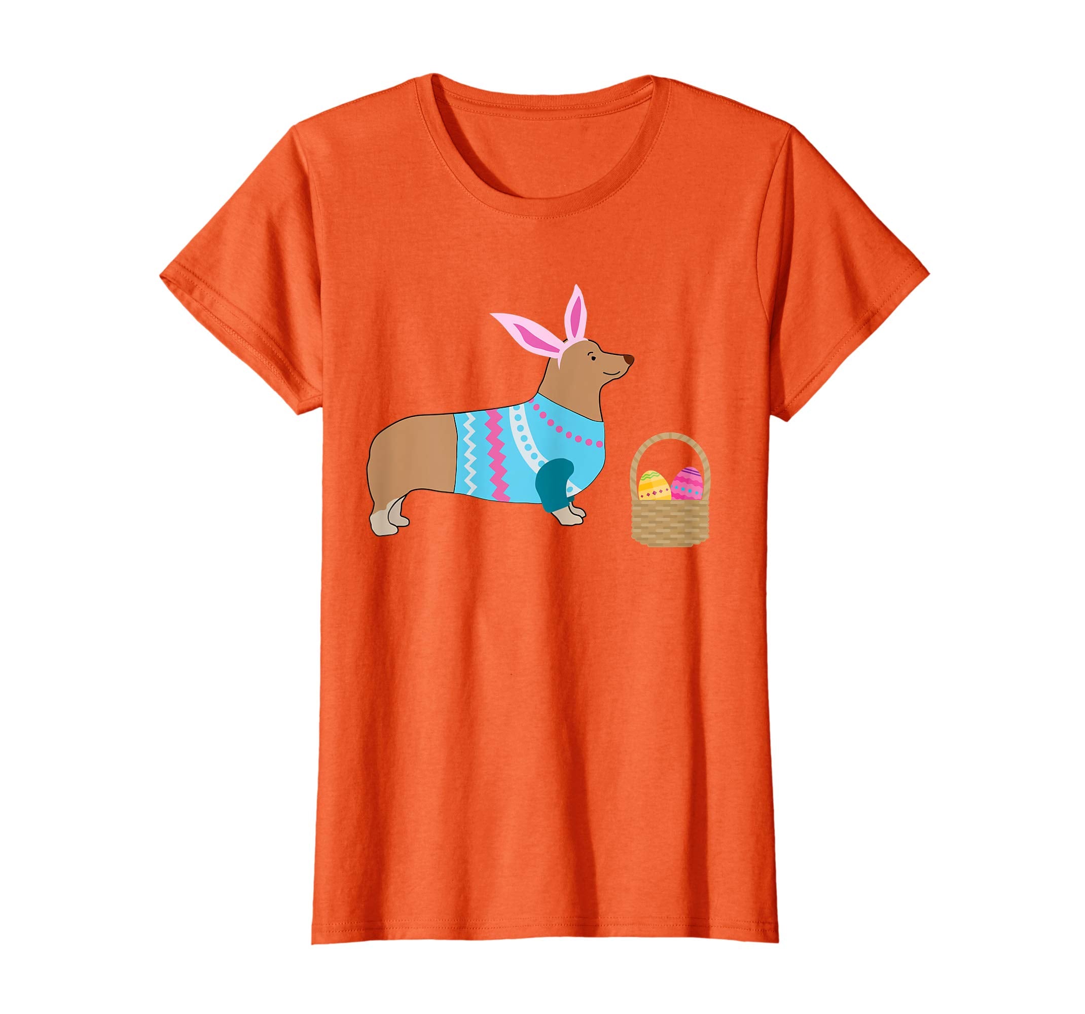 Corgi Easter T-shirt Pembroke Welsh Corgi in Dog Dress