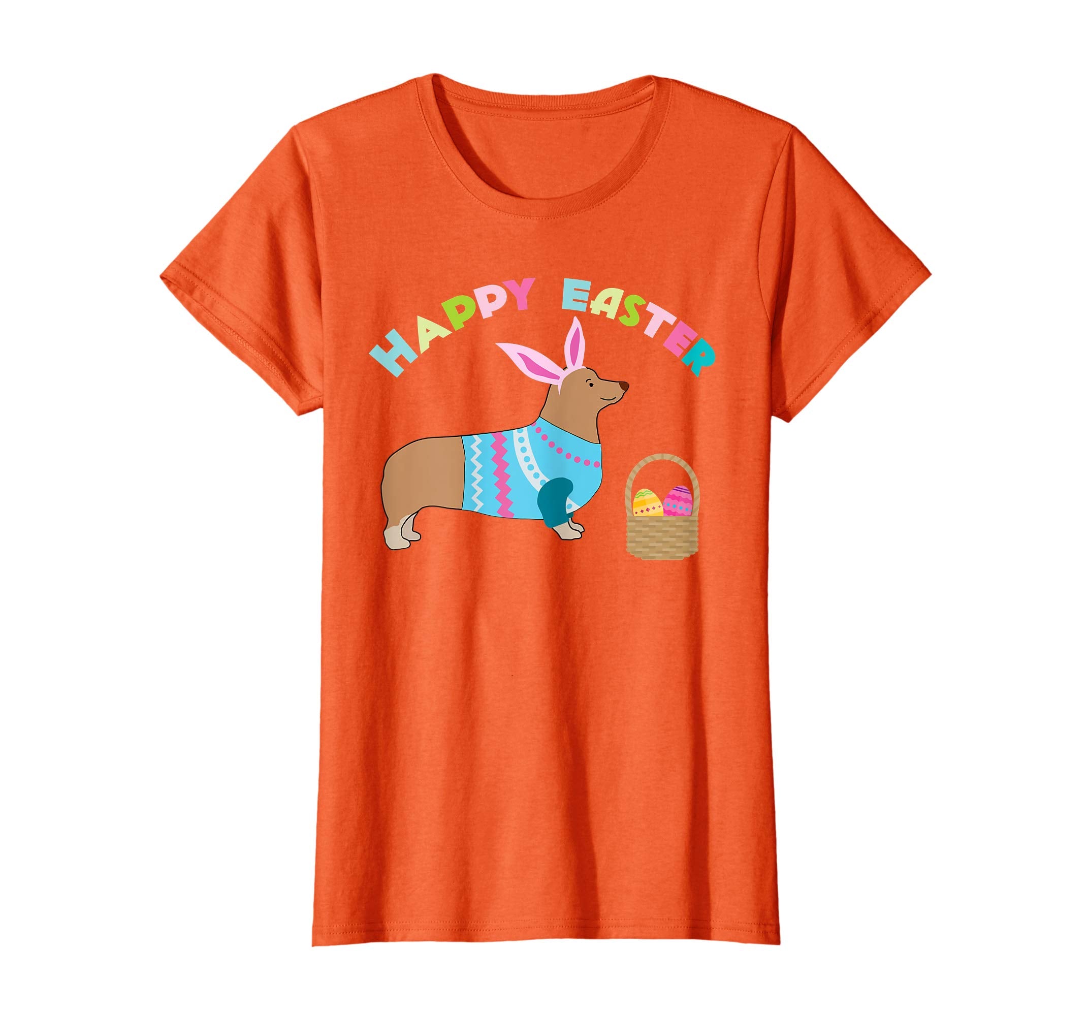 Corgi Easter T-shirt Pembroke Welsh Corgi in Dog Dress