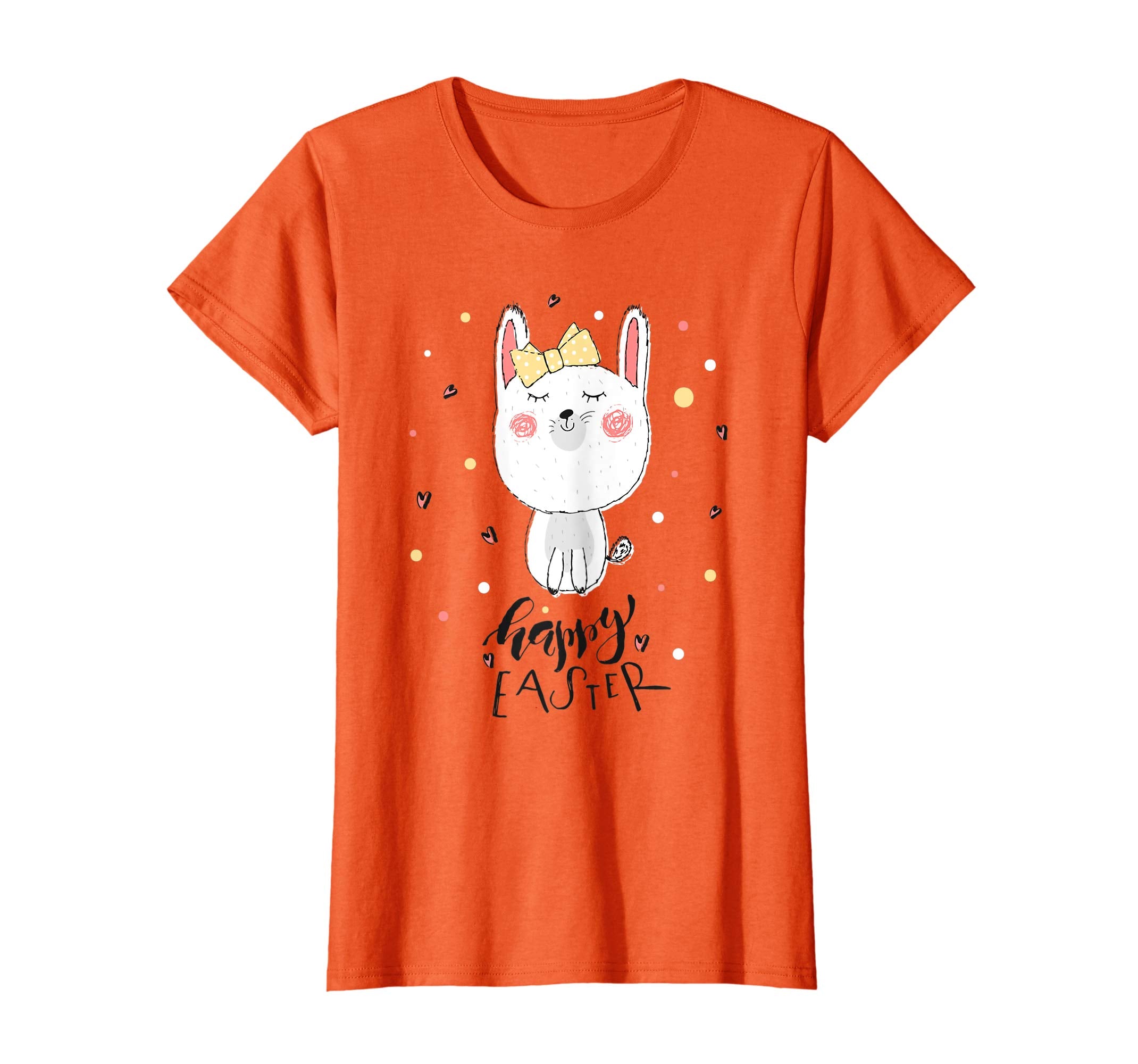 Happy Easter Cartoon Bunny Design T Shirt