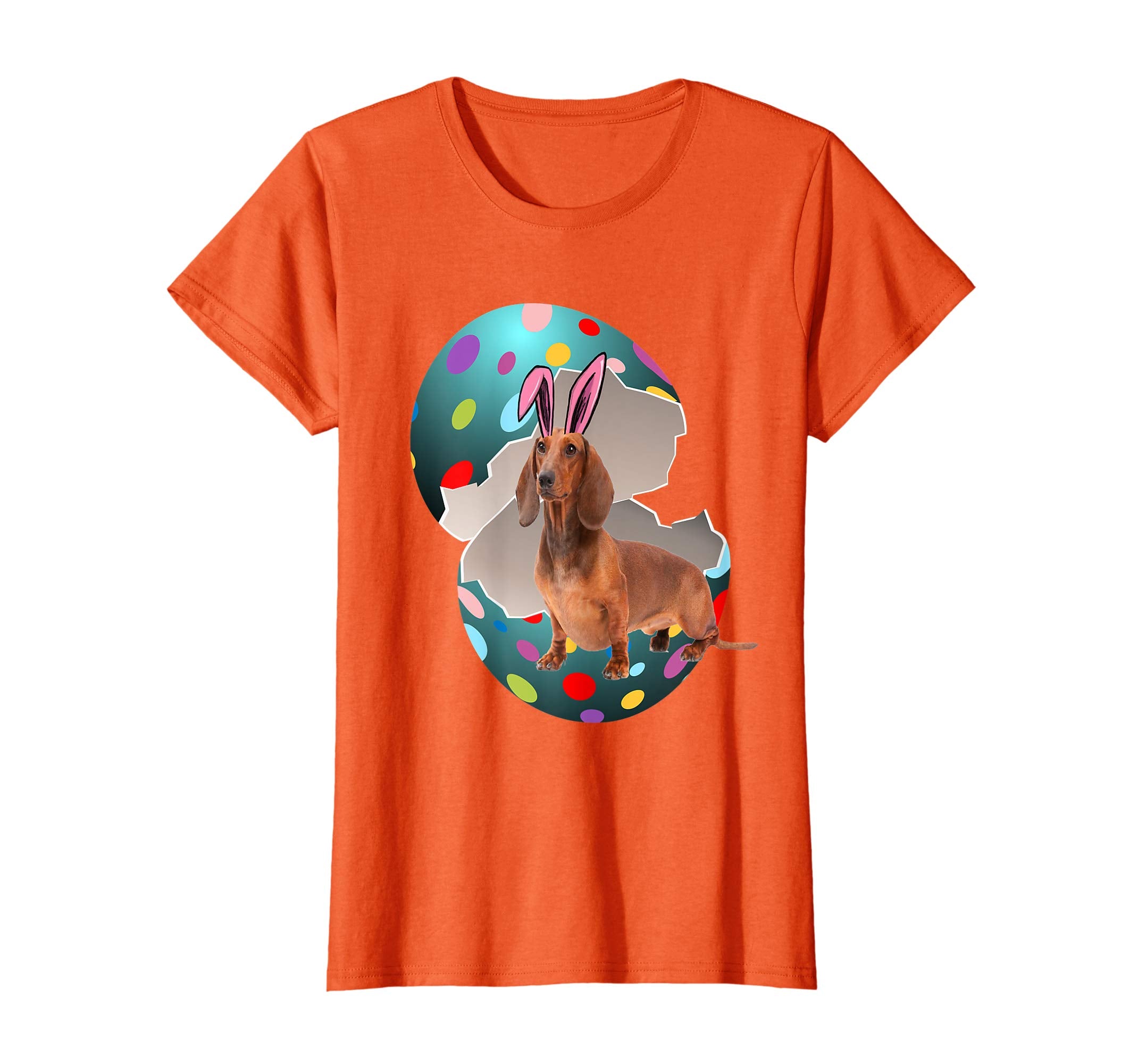 Dachshund Dad Mom Easter Day Gift T shirt