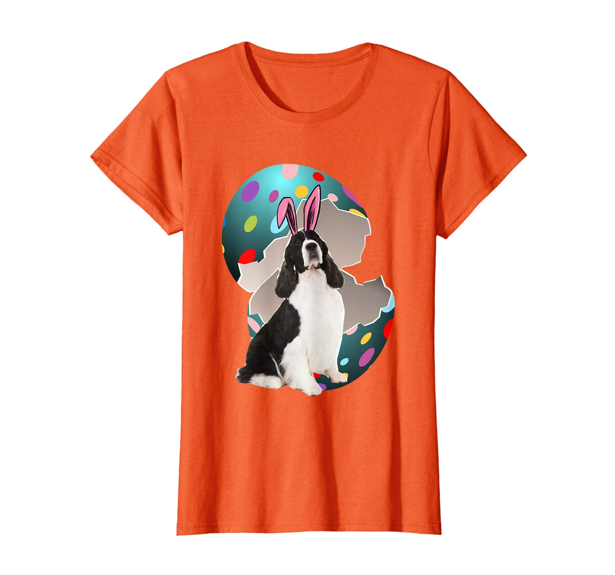 English Springer Spaniel Dad Mom Easter Day Gift T shirt