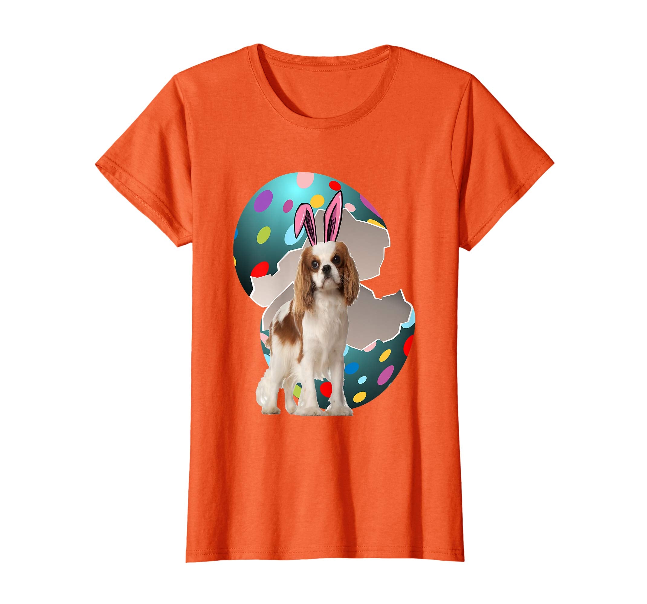 Cavalier King Charles Spaniel Dad Mom Easter Day Gift Tshirt