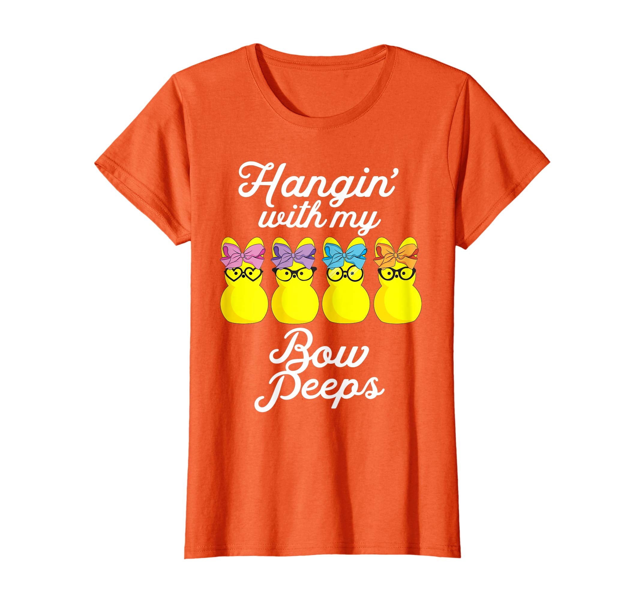 Hanging with my Bow Peeps Shirt Cute Girls Easter Egg tshirt