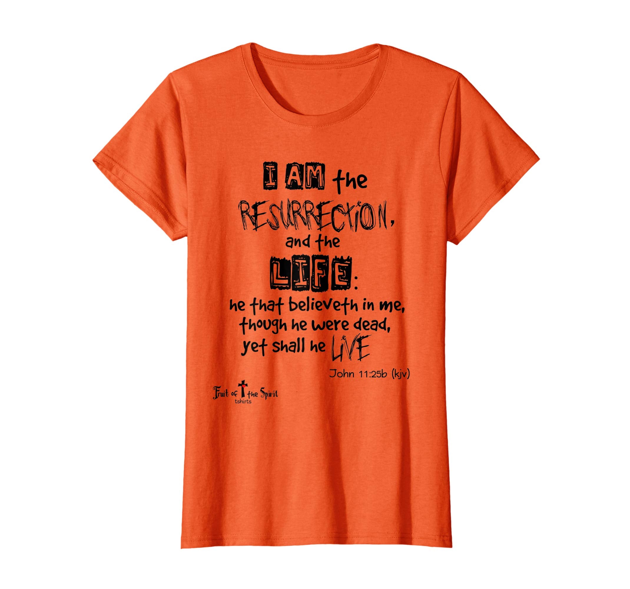 I am the resurrection John 11:25 Christian tshirt #Easter bl