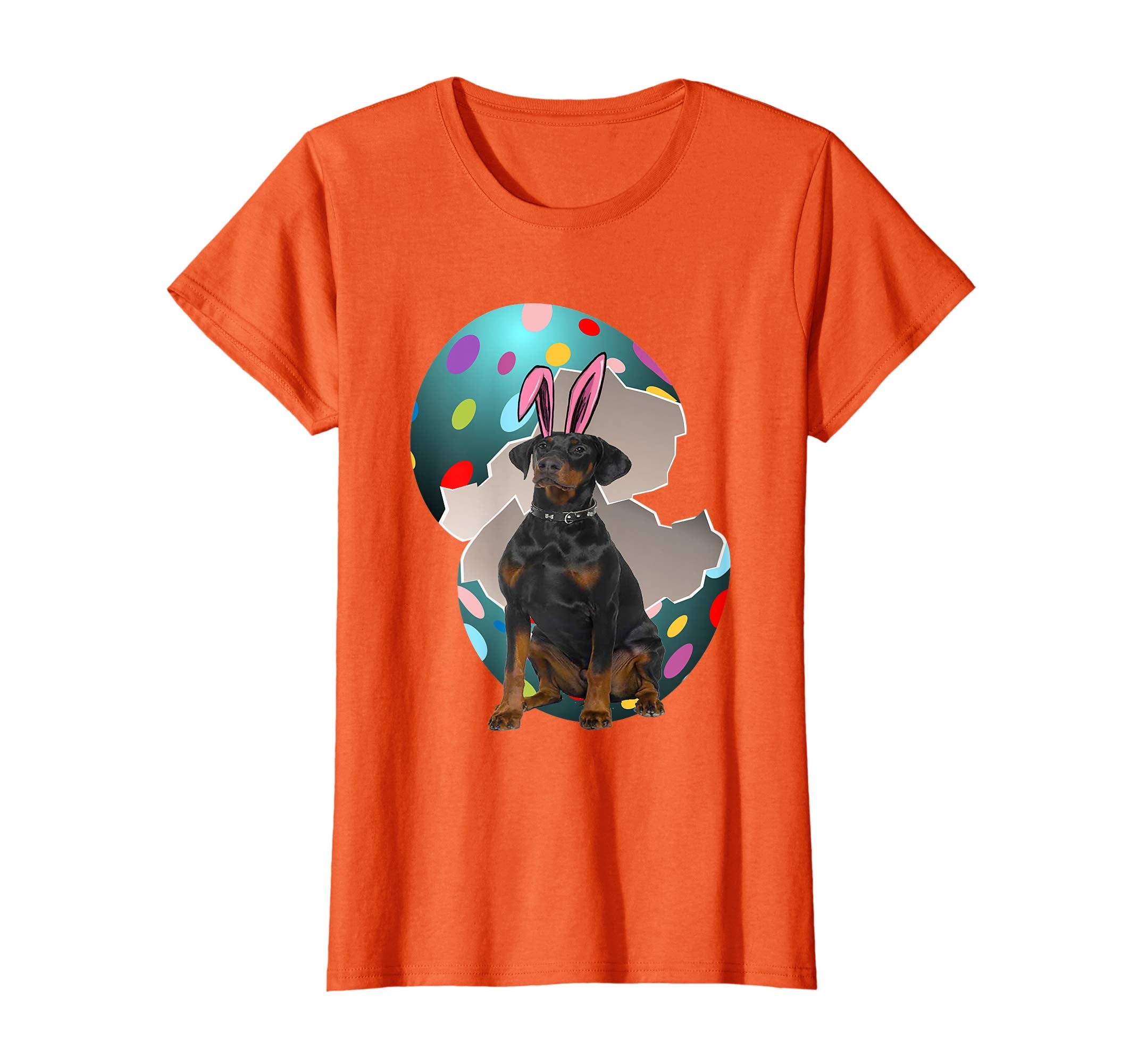 Dobie Dad Mom Easter Day Gift T shirt