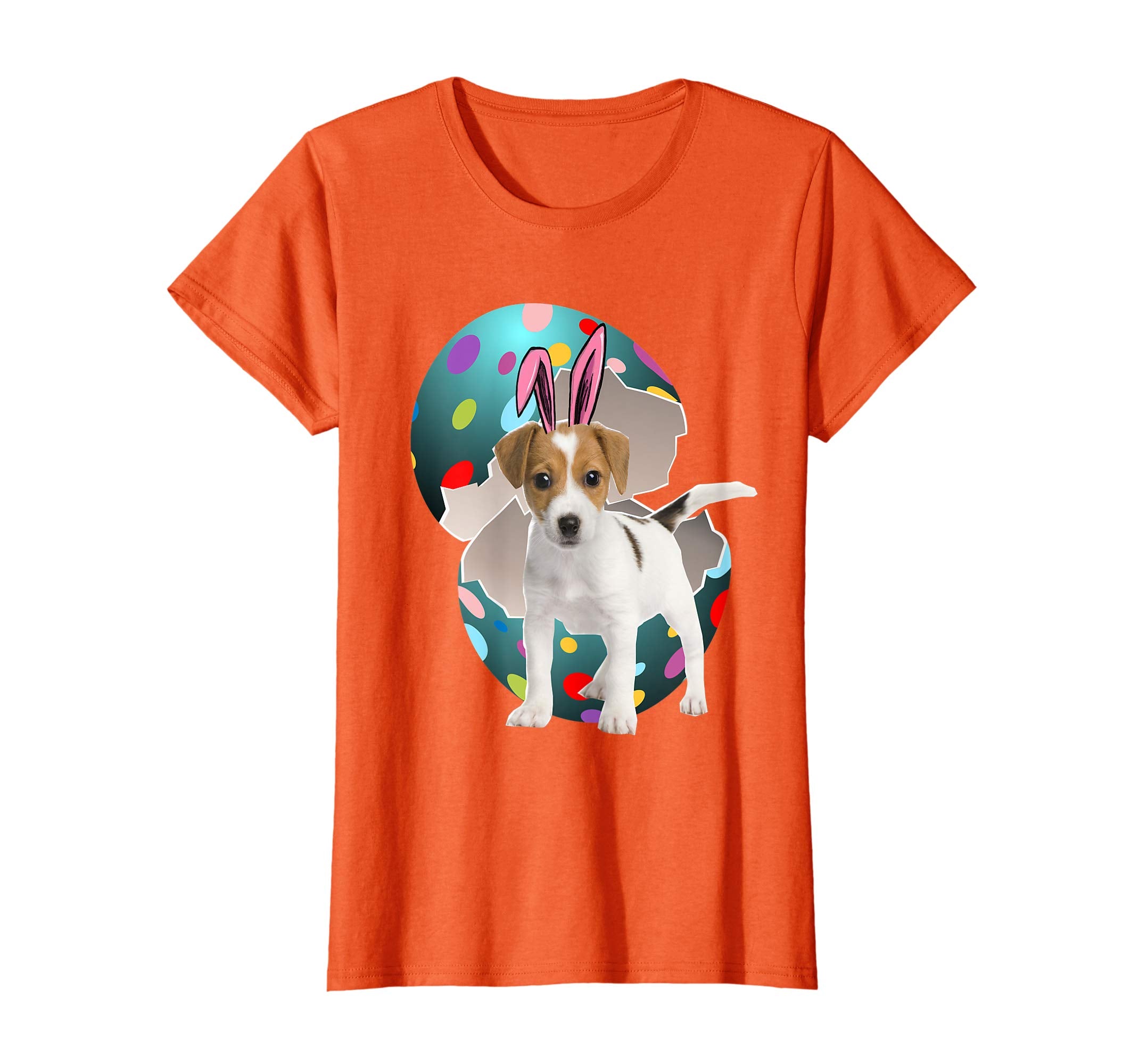 Jack Russell Terrier Dad Mom Easter Day Gift T shirt