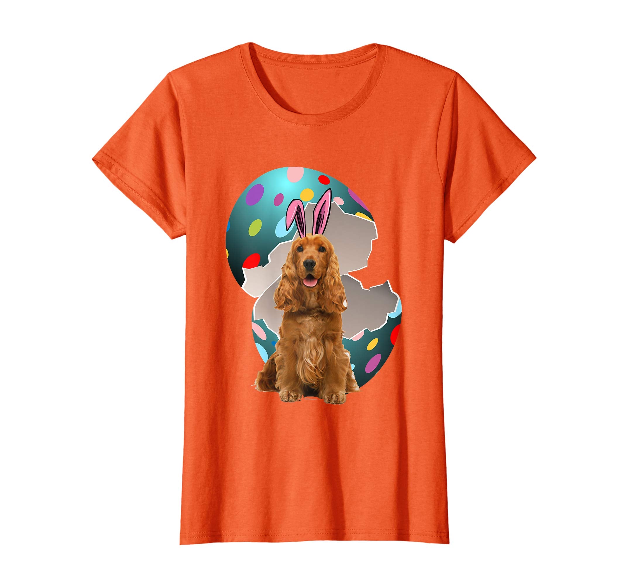Cocker Spaniel Dad Mom Easter Day Gift T shirt