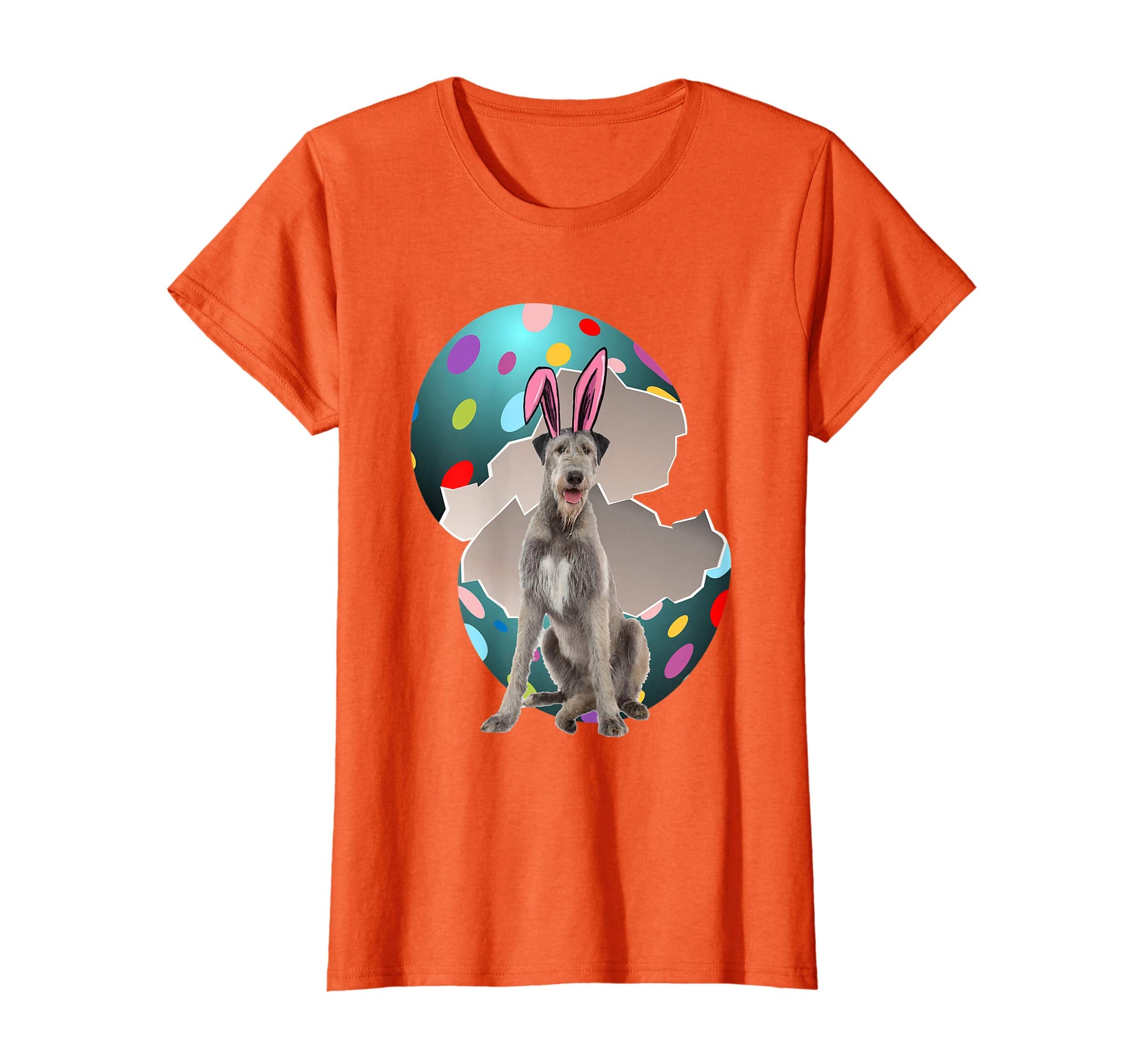 Irish Wolfhound Dad Mom Easter Day Gift T shirt
