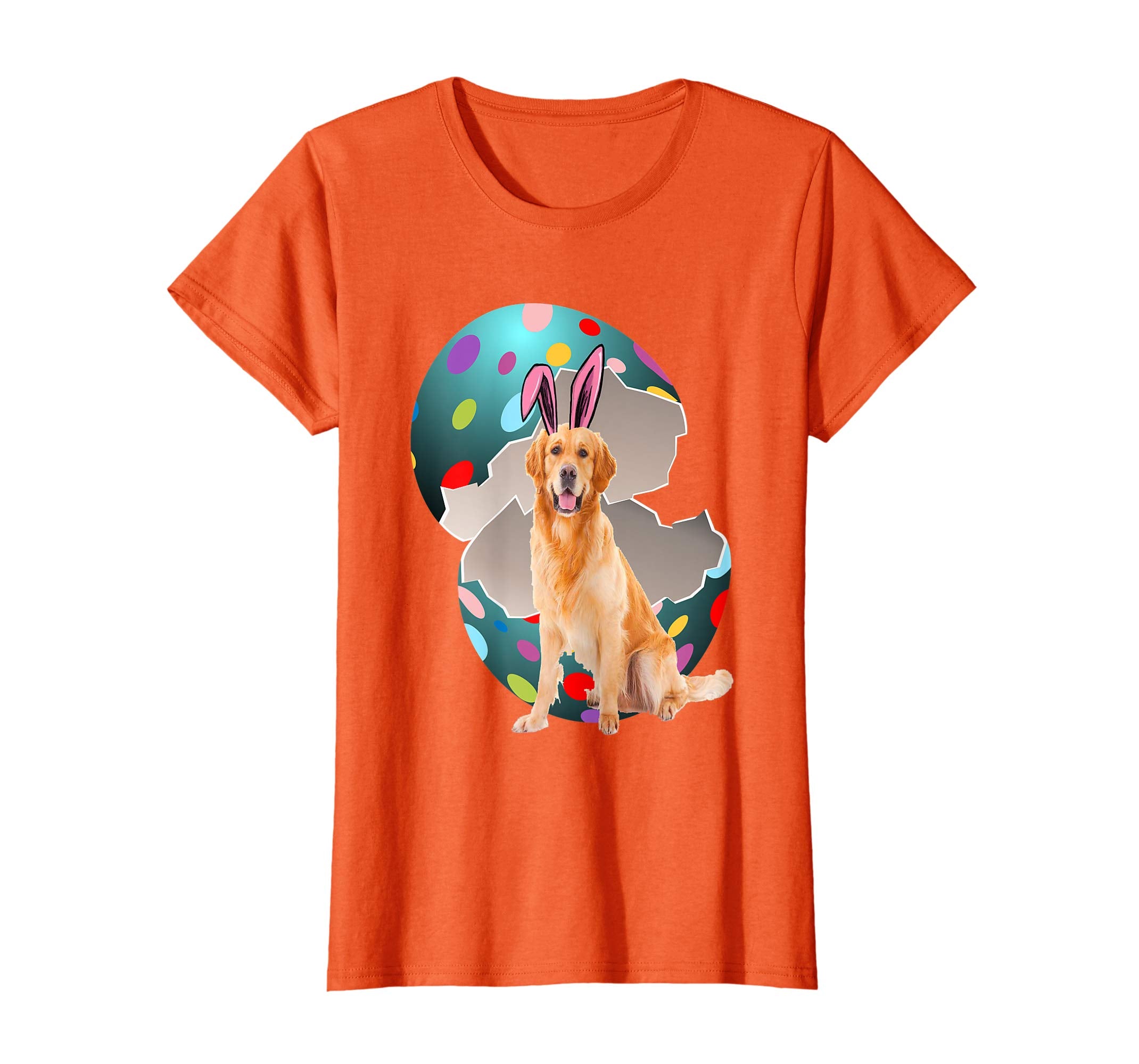 Golden Retriever Dad Mom Easter Day Gift T shirt