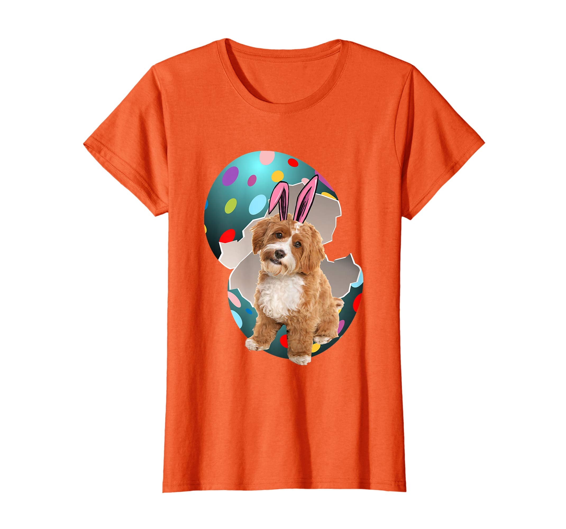Cavapoo Dad Mom Easter Day Gift T shirt
