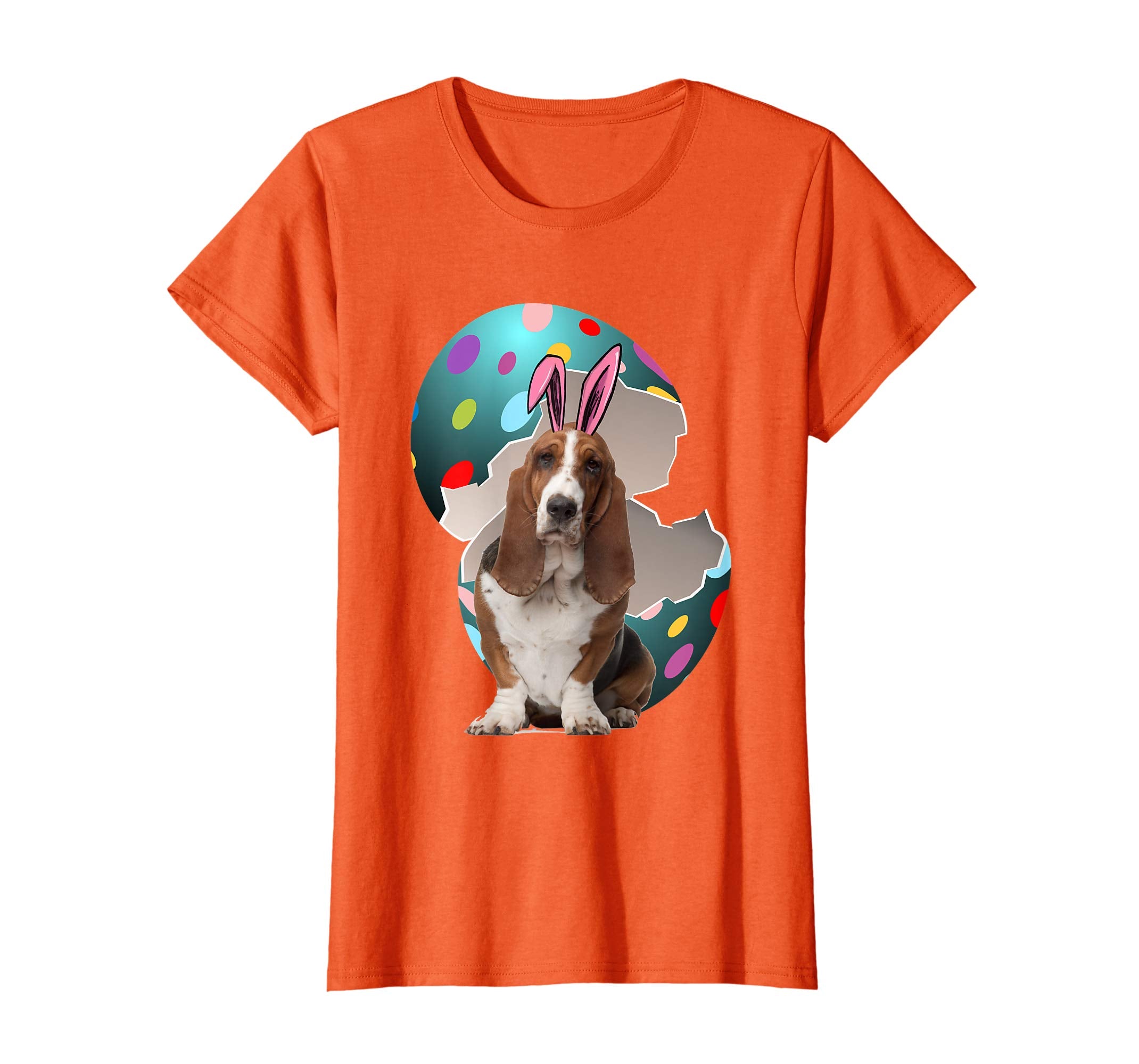 Basset Hound Dad Mom Easter Day Gift T shirt