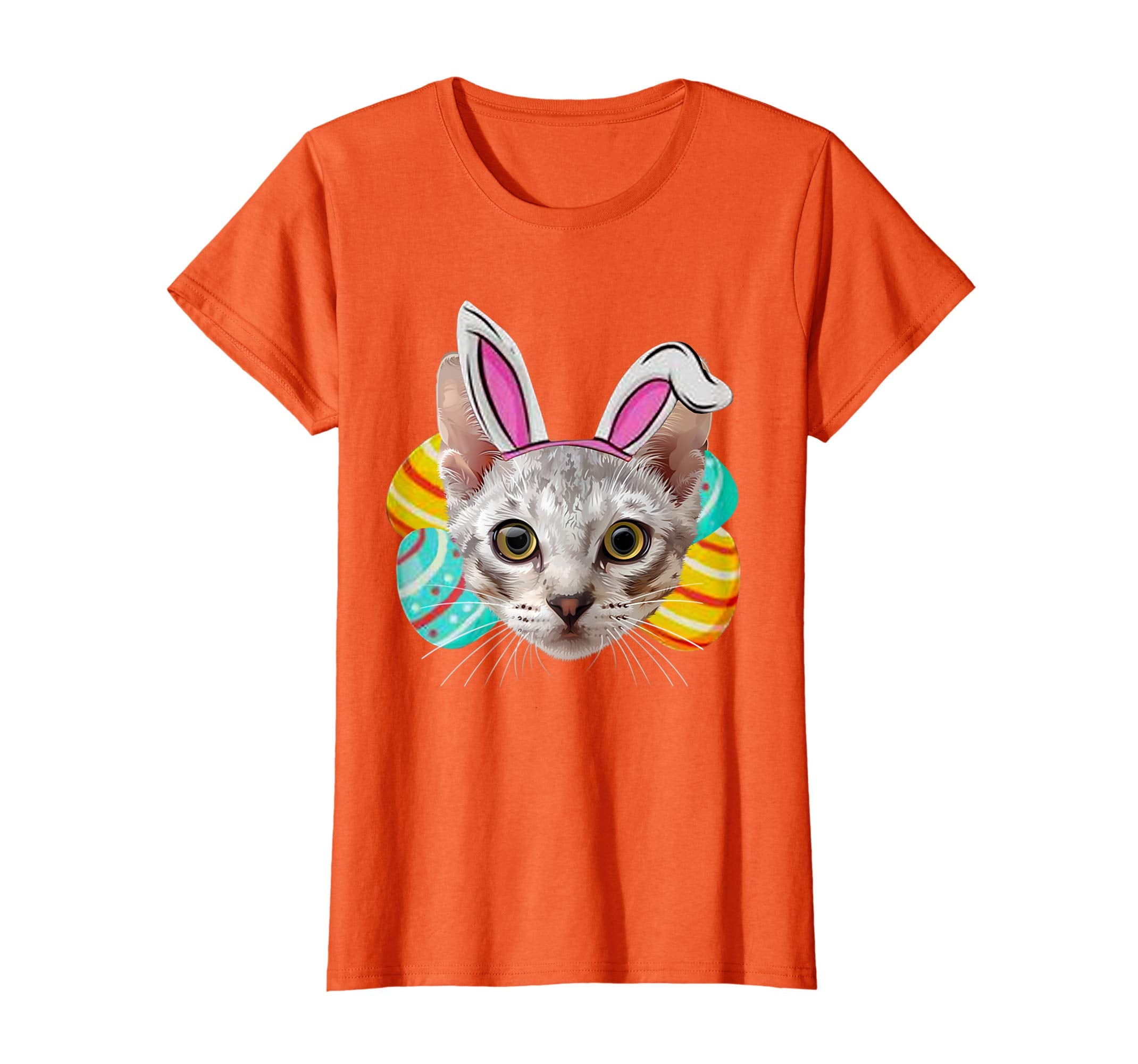 Cat Easter Bunny Lover T-Shirt Funny Costume Gift Tee