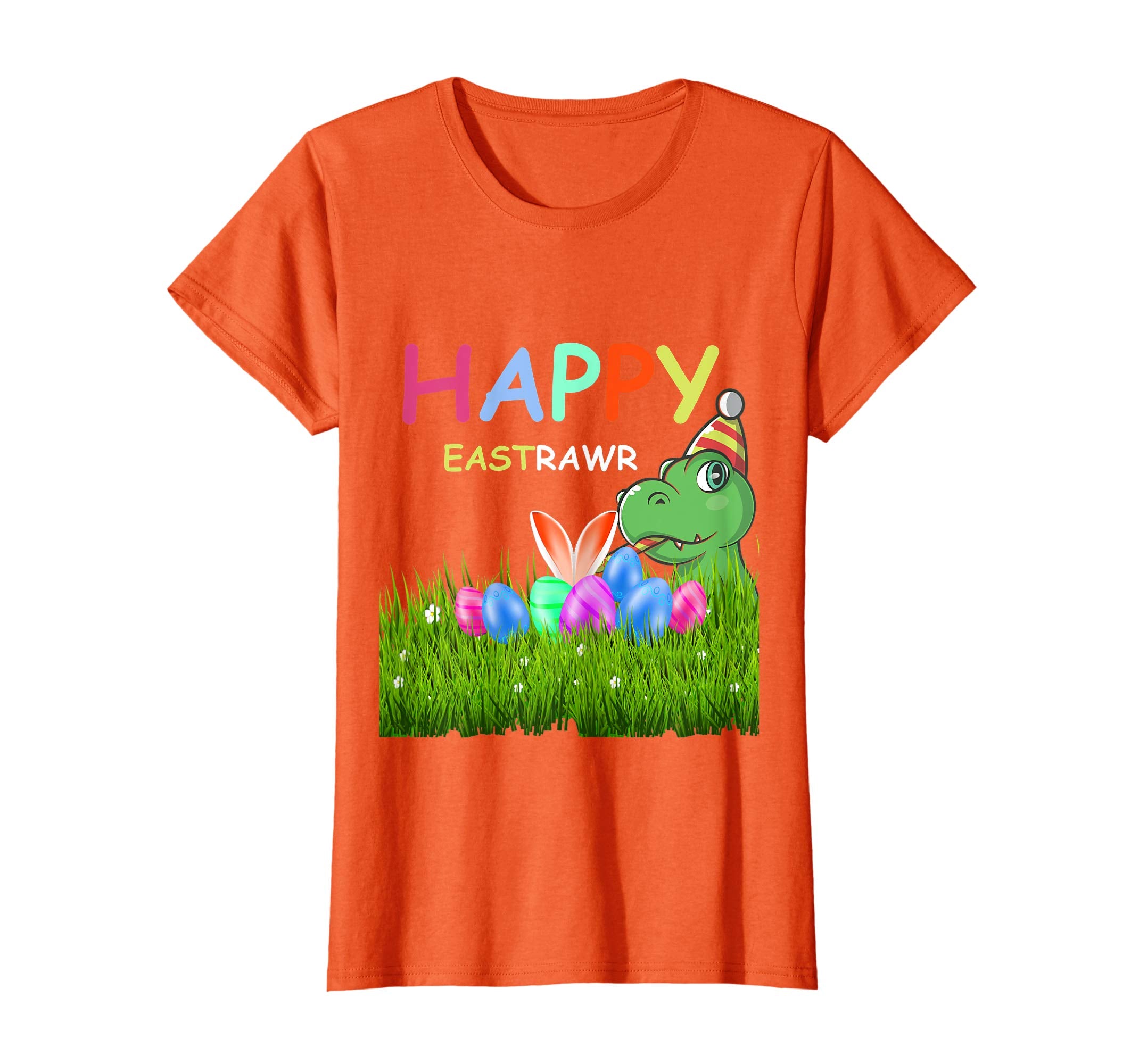 Happy Eastrawr T Rex Dinosaur Easter Bunny Egg Shirt