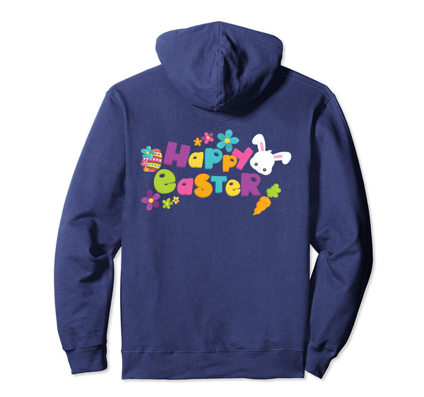 Happy Easter Shirt Cute Bunny Flower Carrots Hoody Hoodie