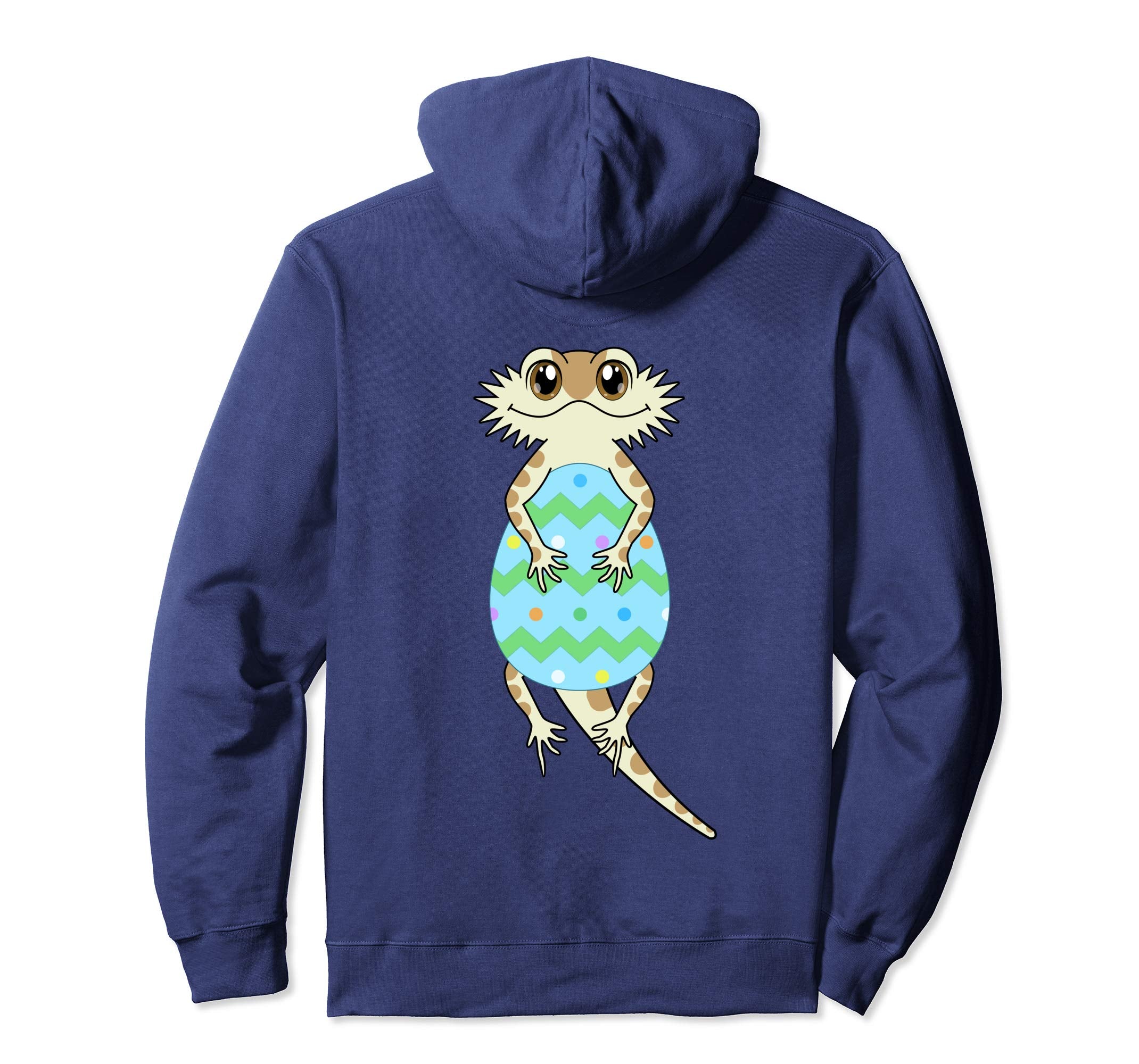 Bearded Dragon Easter Hoodie Cartoon Cute Easter Egg