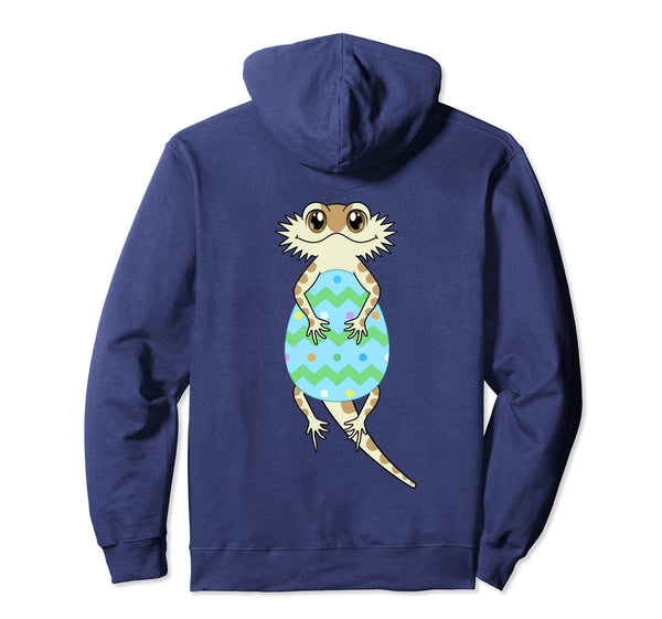 Bearded Dragon Easter Hoodie Cartoon Cute Easter Egg