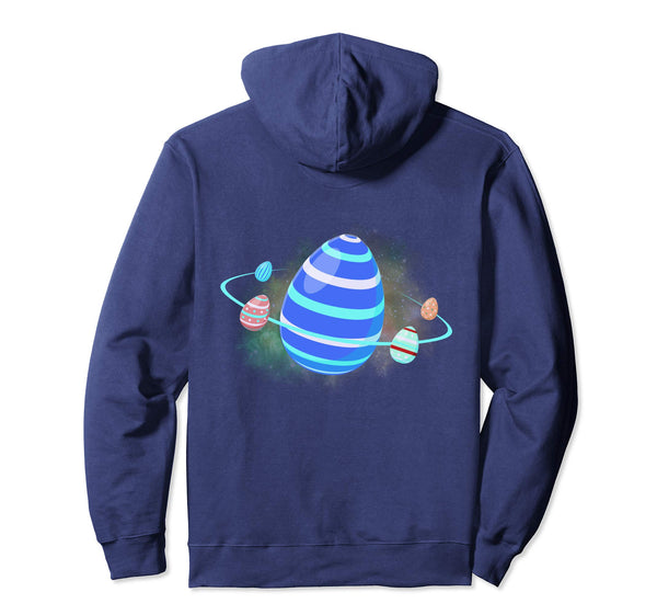 Egg Planet Space Easter Day T-Shirt