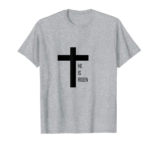 He is Risen Easter Christian Short-Sleeve T-Shirt