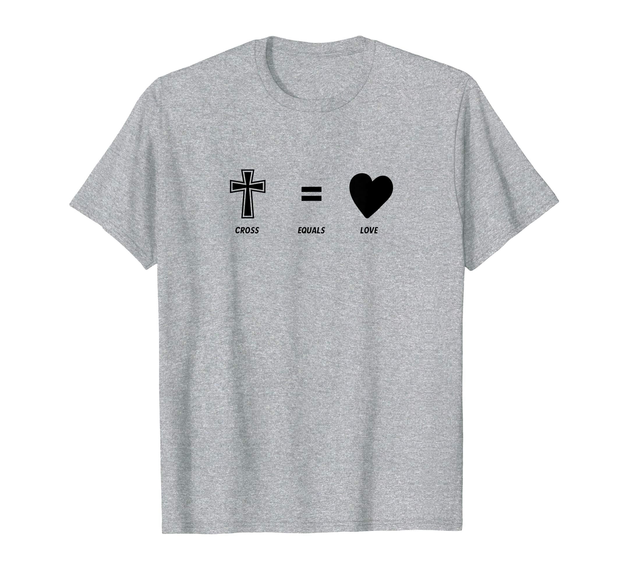 Cross Equals Love Inspiring Easter Christian Gift Shirt