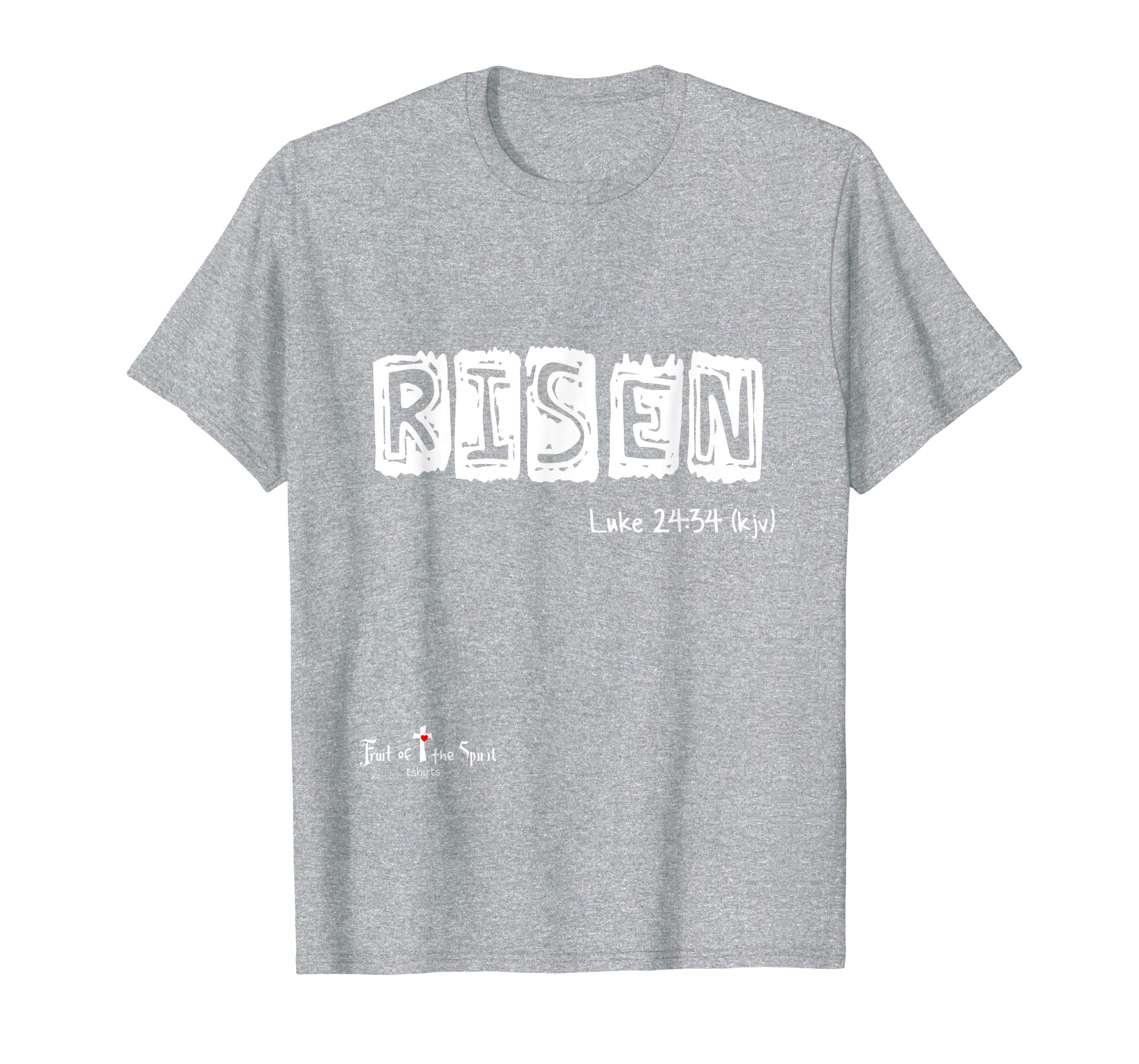 Risen Luke 24:34 Christian tshirt #Easter wl