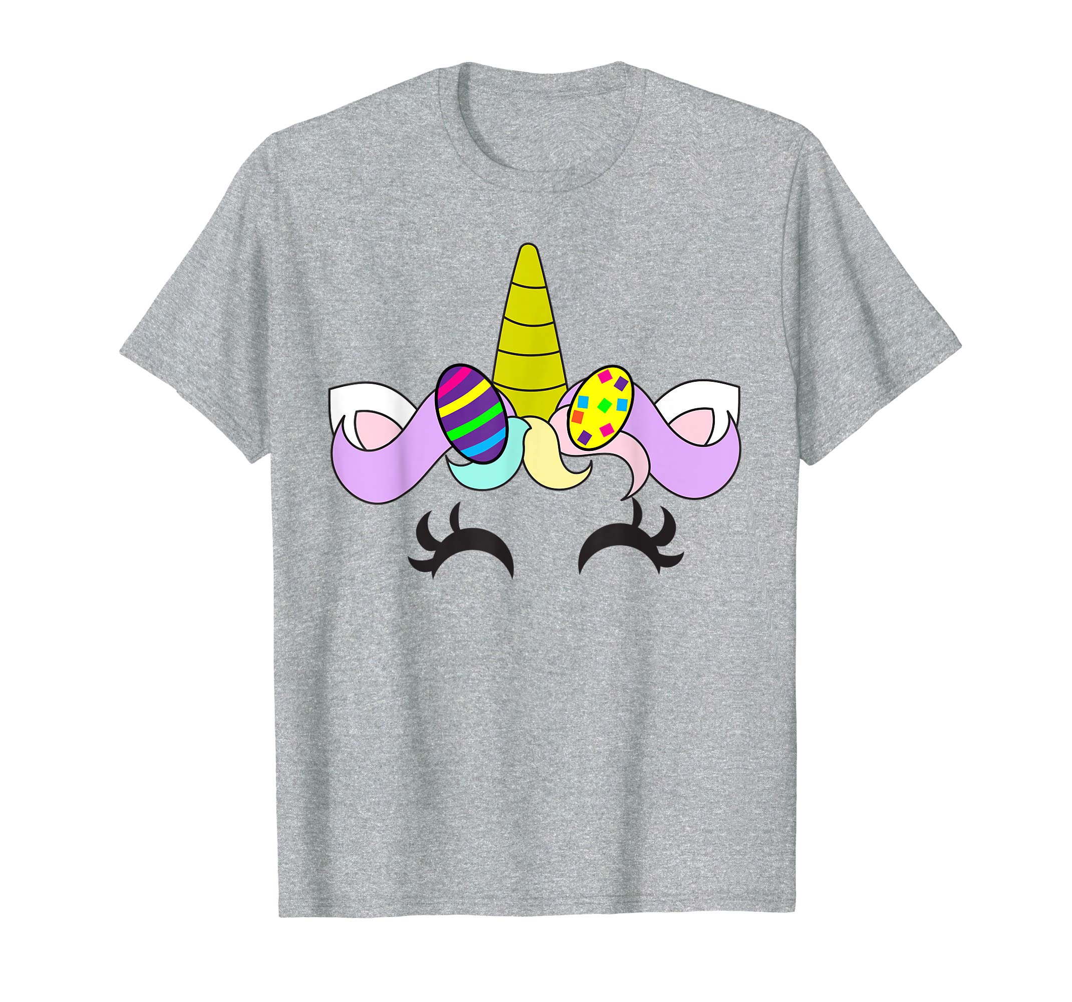 Easter Unicorn Girl Shirt | Cute Easter Painted Eggs Gift