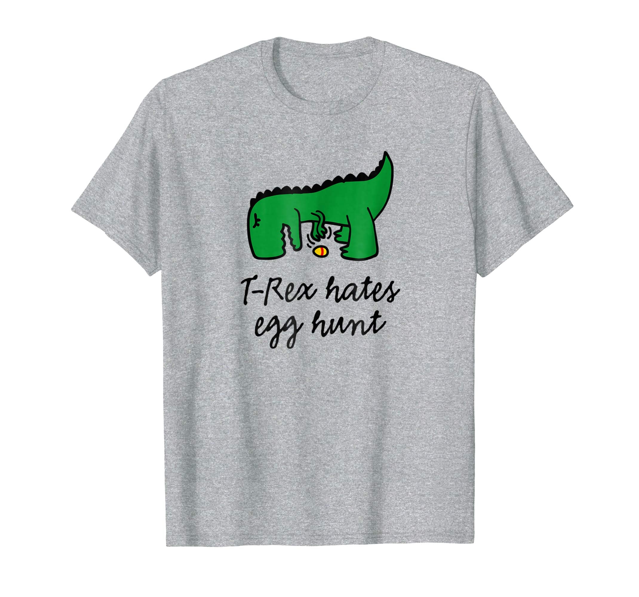 T-Rex hates egg hunt happy easter egg hunting bunny T-shirt