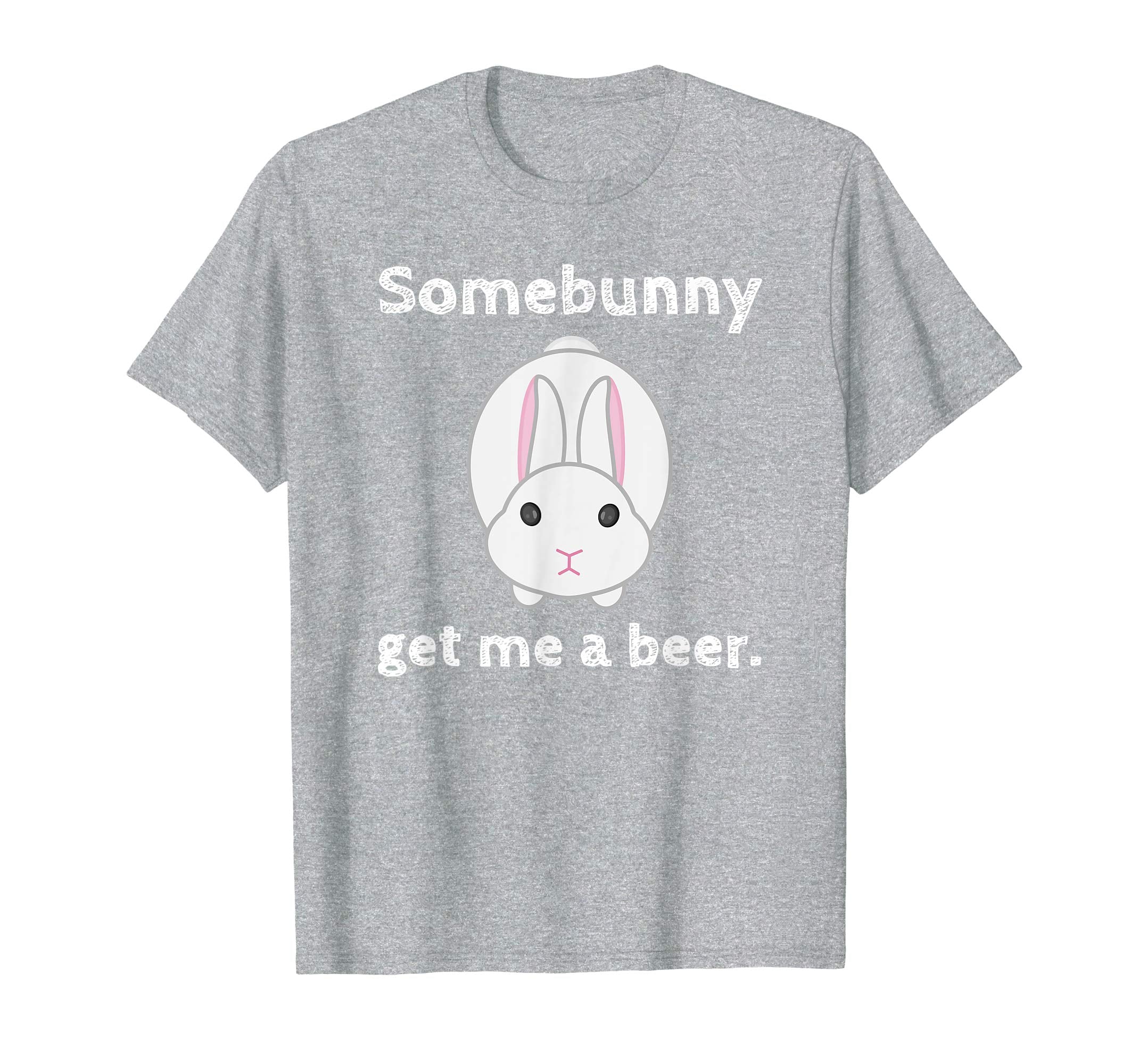Easter Gift for Men Women Some Bunny Get me a Beer Tshirt