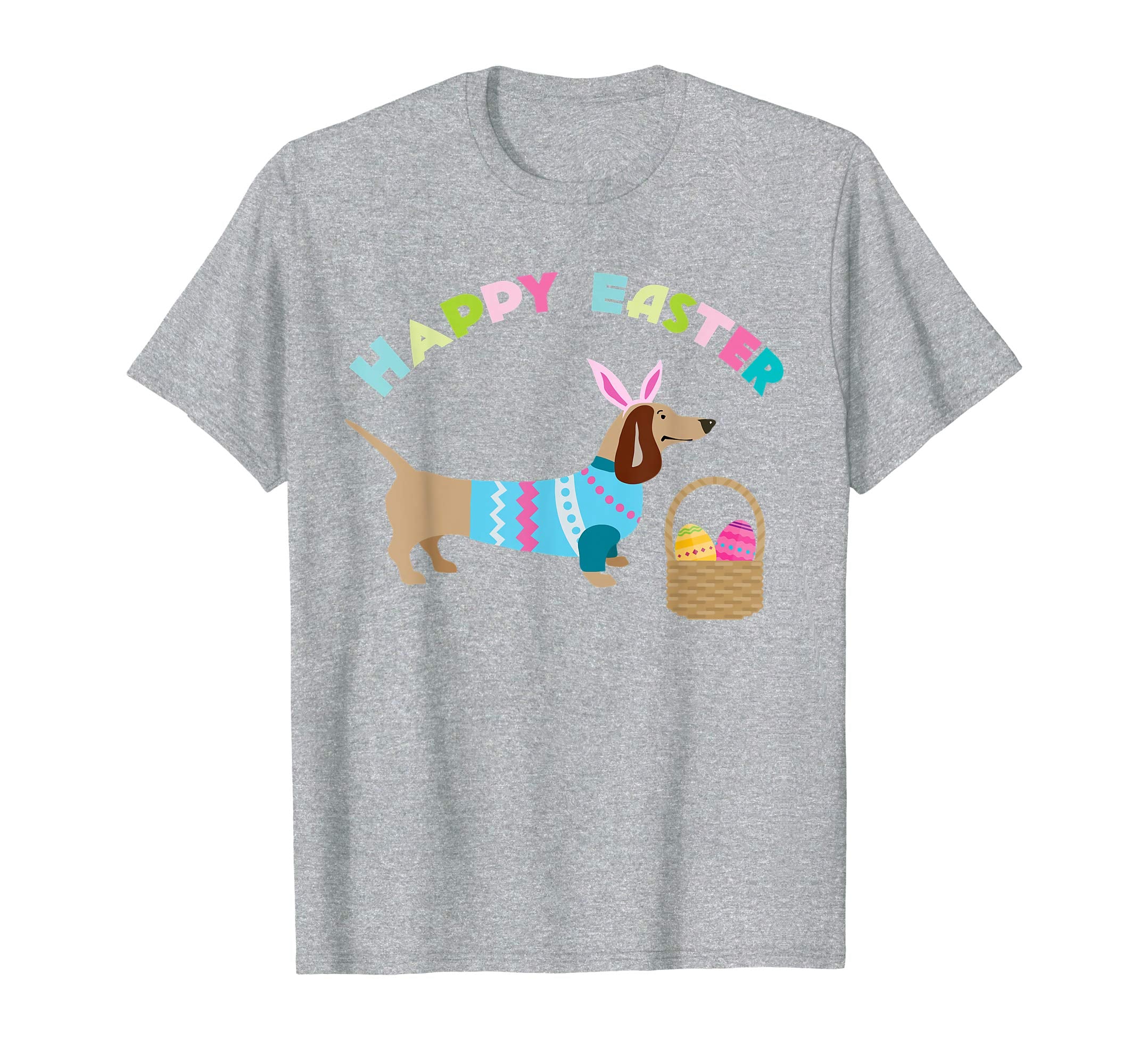 Weiner Daschund Easter T-shirt Doxie in Dog Dress