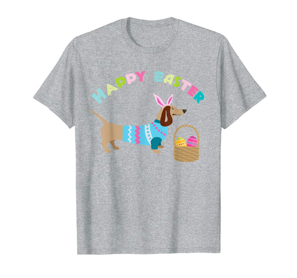 Weiner Daschund Easter T-shirt Doxie in Dog Dress