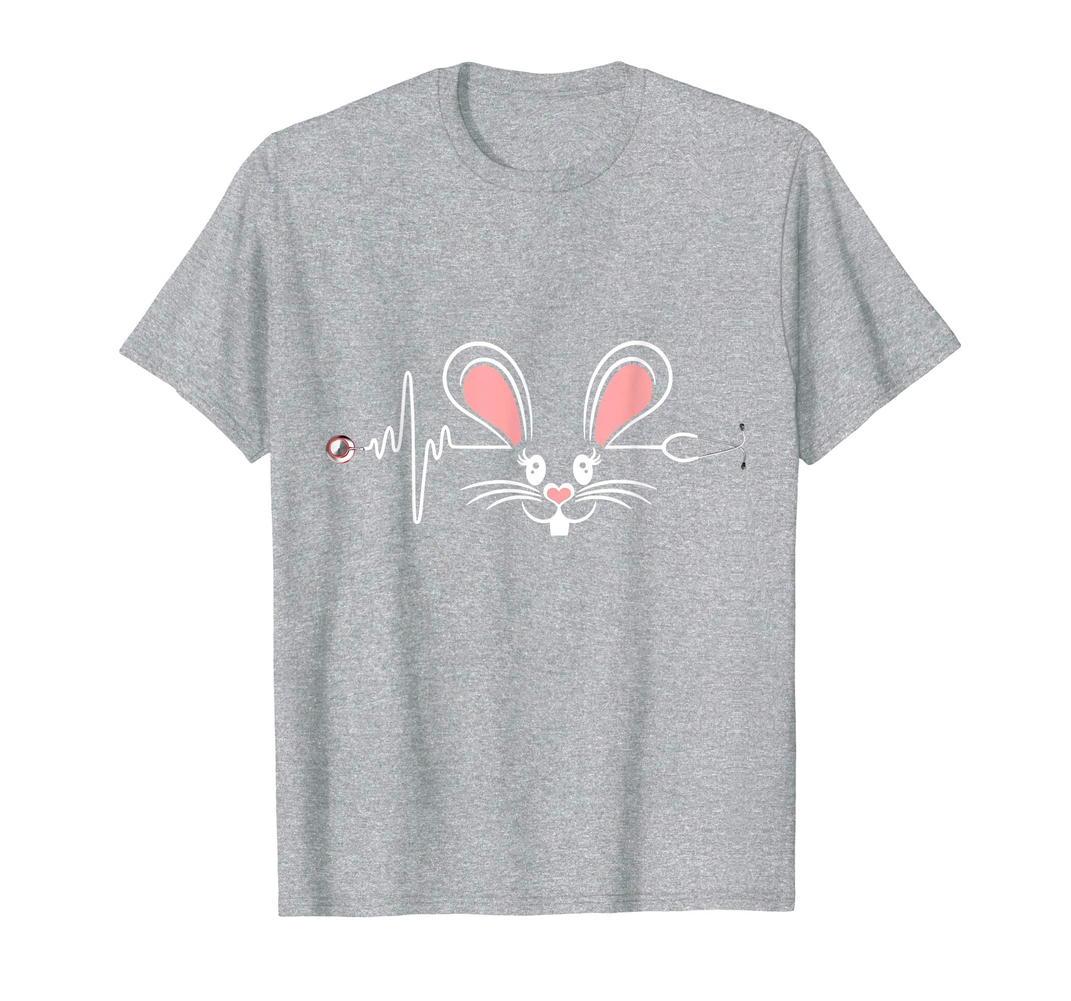Funny Stethoscope Nurse Doctor Bunny Rabbit Easter T-Shirt