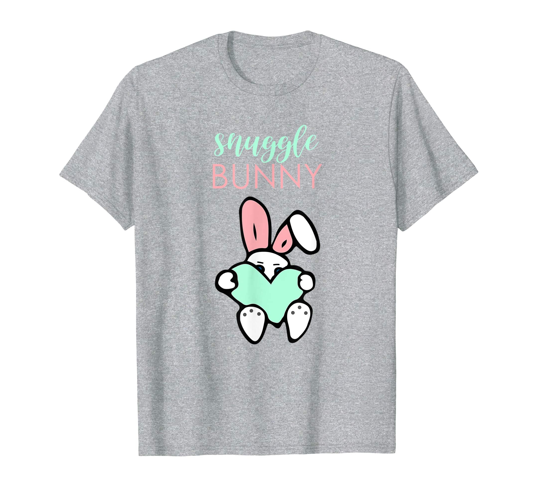 Snuggle Bunny Cute Easter Rabbit T-Shirt Bunny Heart Gift