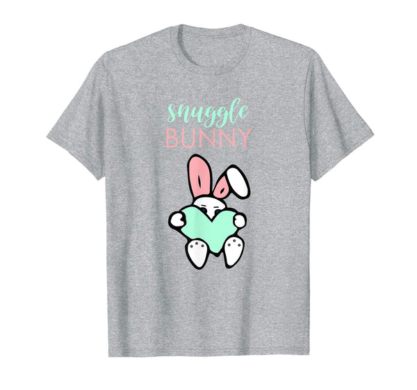 Snuggle Bunny Cute Easter Rabbit T-Shirt Bunny Heart Gift
