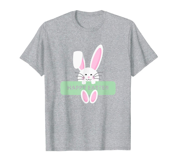 Happy Easter 2019 Cute Bunny With Happy Easter Sign