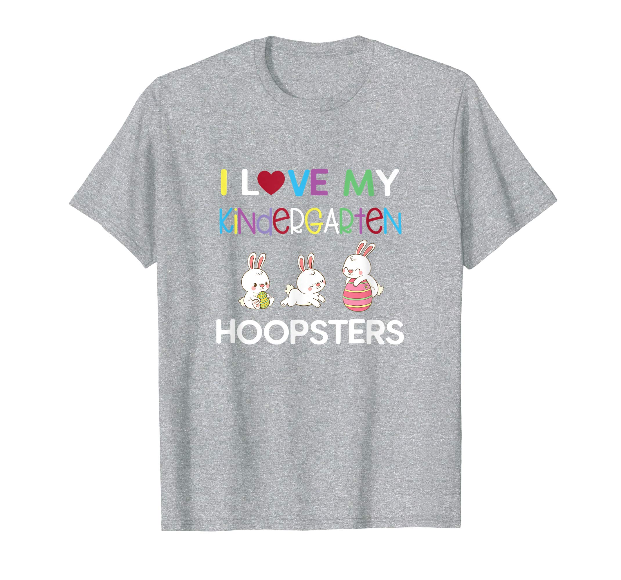 I Love My Kindergarten Hopsters Cool Easter Kids Shirt