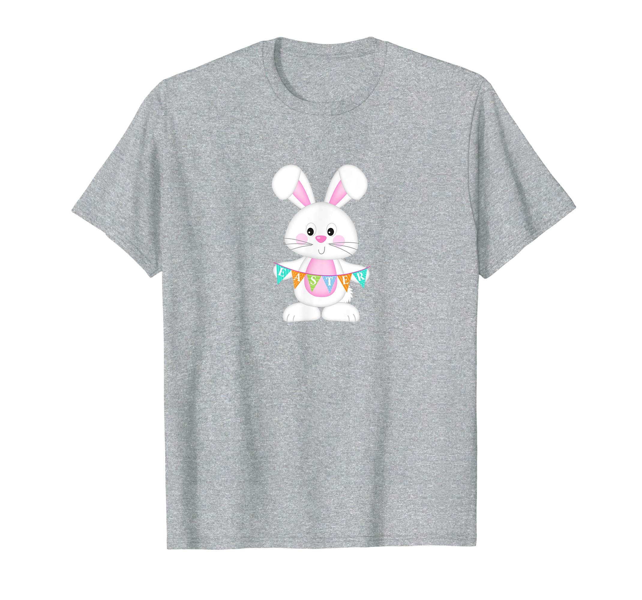 Cute Easter T-Shirt with Bunny and Easter Banner