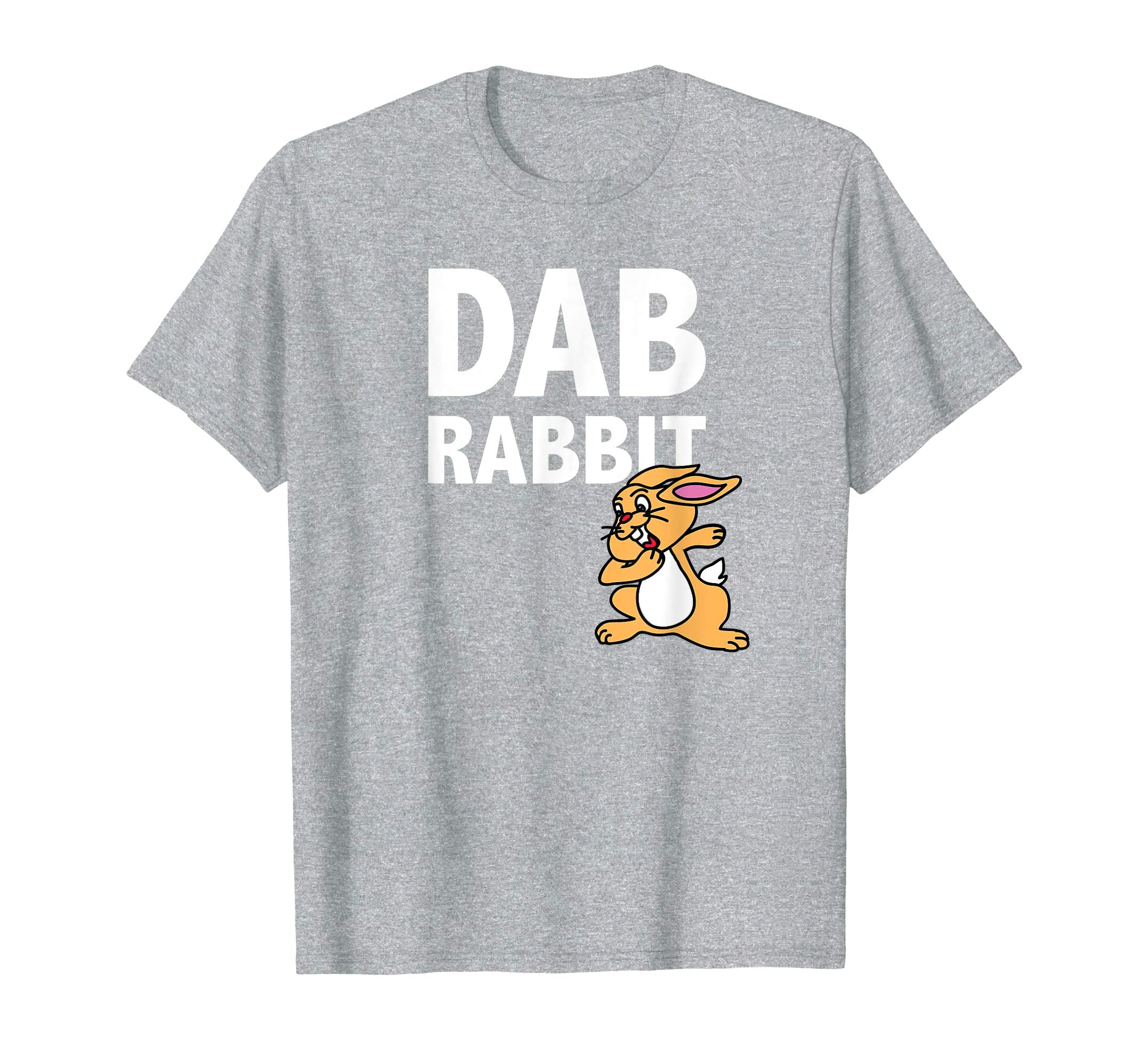 Funny Dabbing Rabbit Easter Tee Shirt Boys Girls Teens