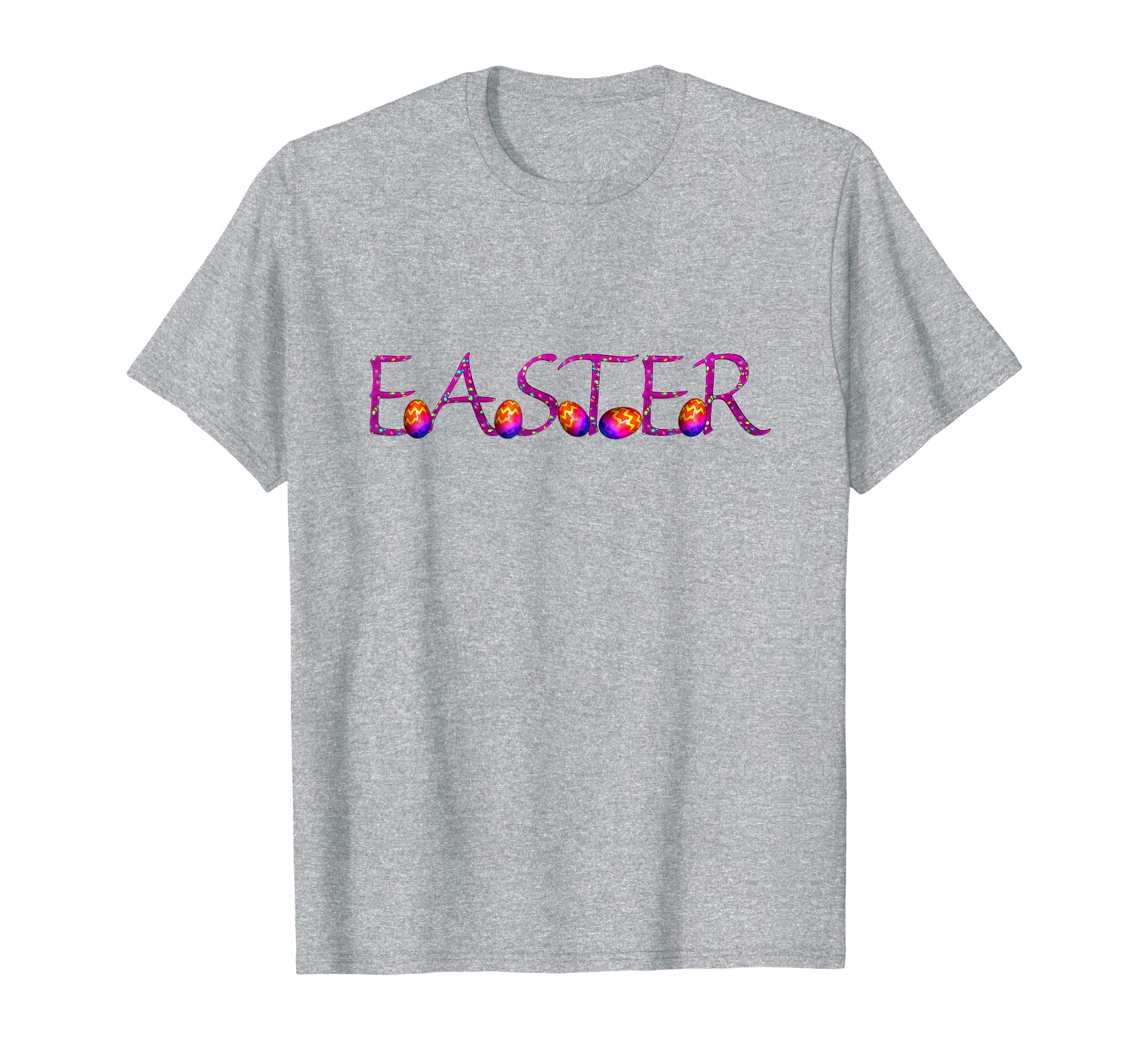 Happy Easter Holiday Shirt Decorative Calligraphy Easter Tee