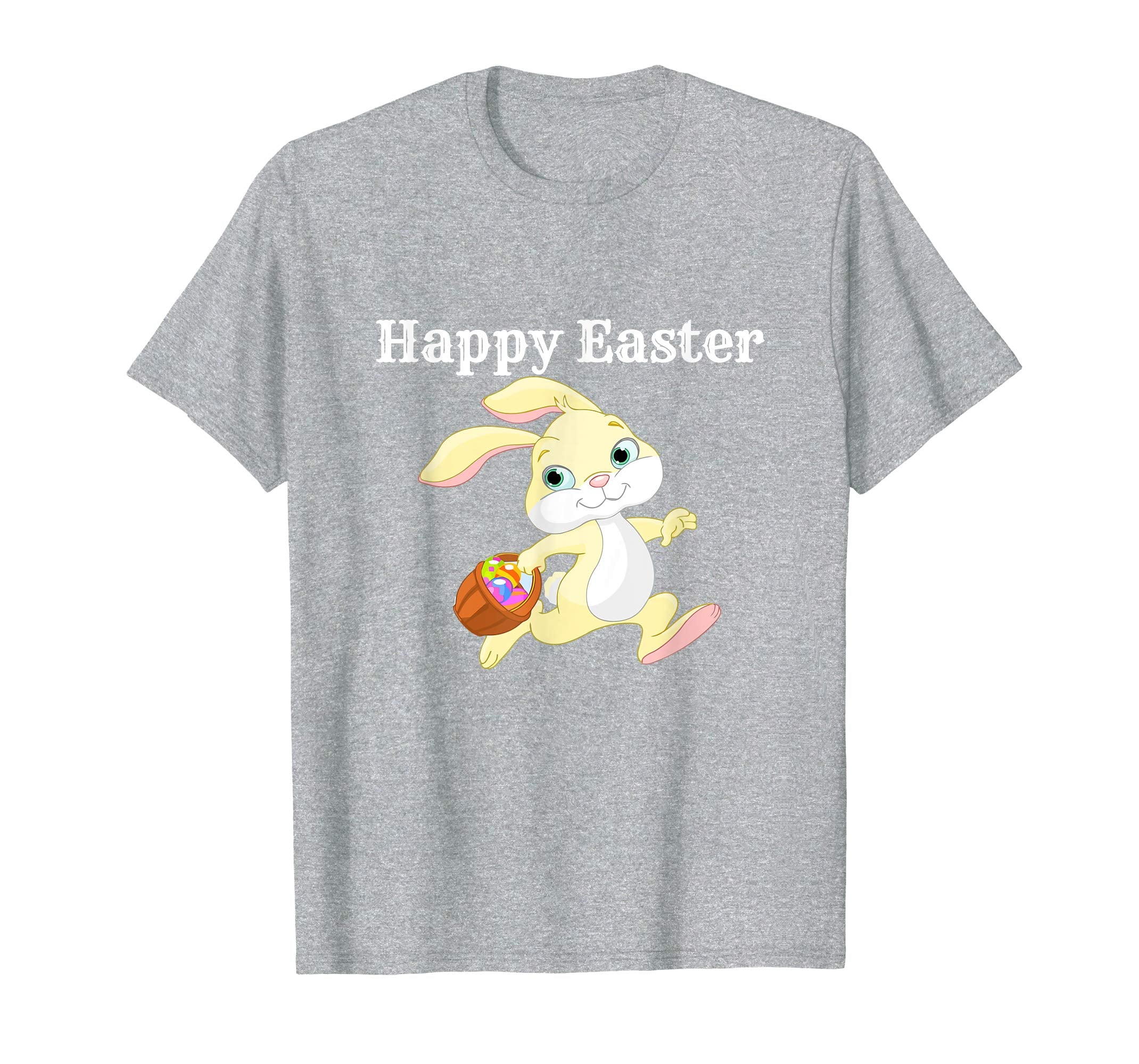 Happy Easter Spring Bunny Easter Egg Basket Cute T-Shirt