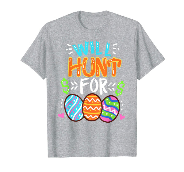 Happy Easter Day T-Shirt Colorful Egg Tee Gift Hunting Shirt
