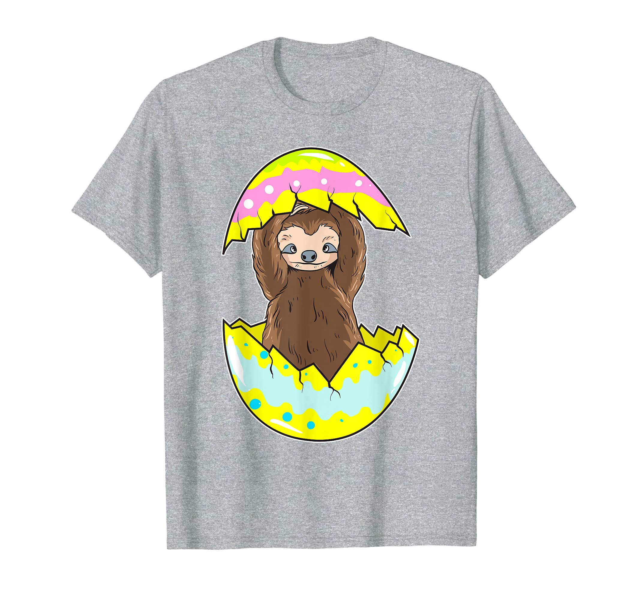 Funny Easter Shirt Sloth Easter Egg Kids Gift Happy Easter