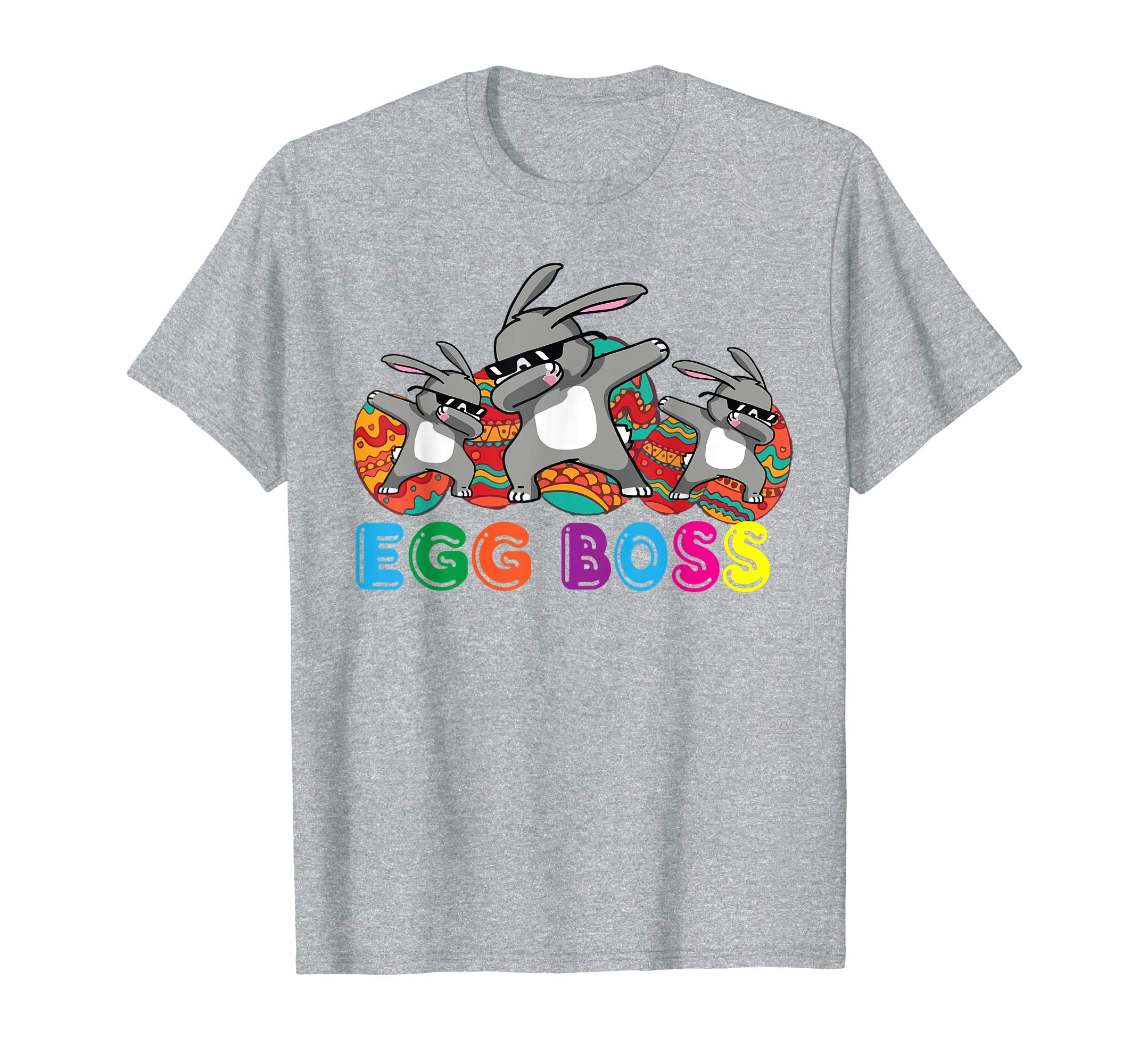 Cute Bunny Dabbing Eggs Easter Day Boss Funny T-shirt