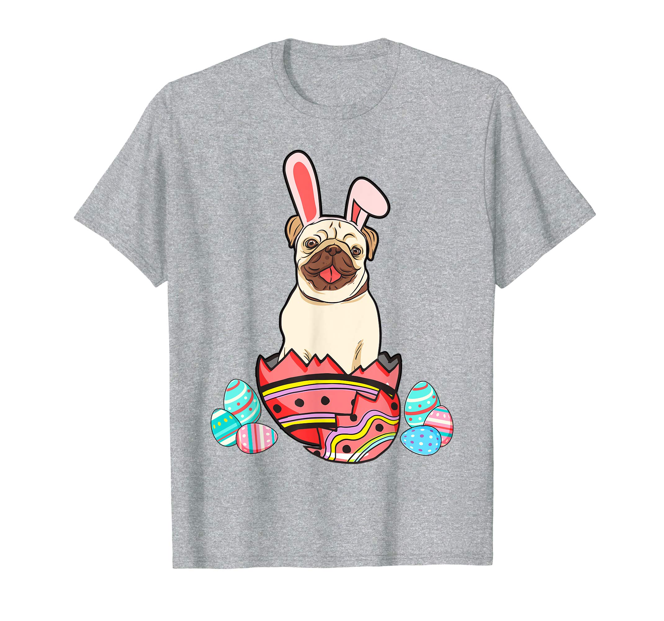 Pugs Bunny Funny Easter Pug Shirt, Men, Women, Kids Funny