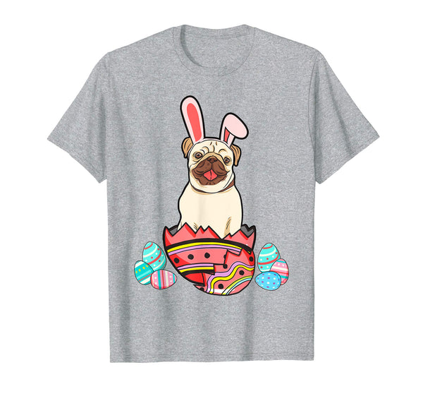 Pugs Bunny Funny Easter Pug Shirt, Men, Women, Kids Funny
