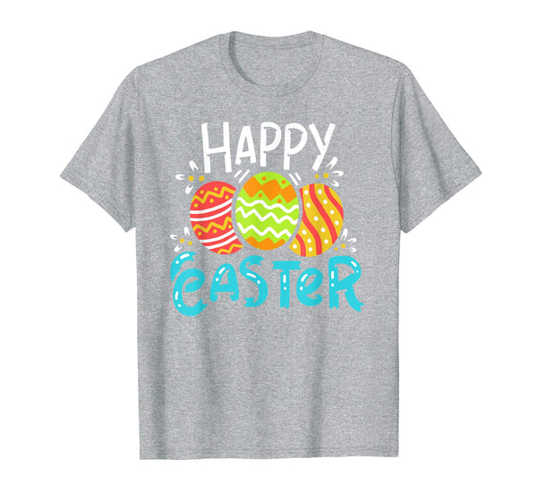 Easter T Shirt Happy Easter Eggs Tshirt Colorful Egg Gift