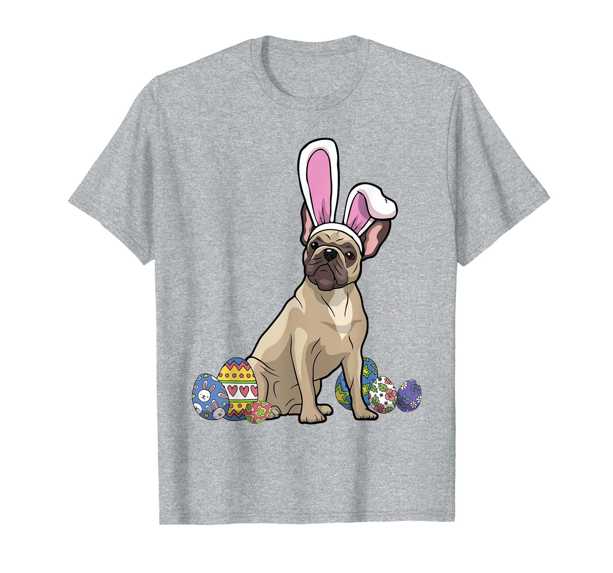 French Bulldog Dressed As Easter Bunny Rabbit Ears T-Shirt